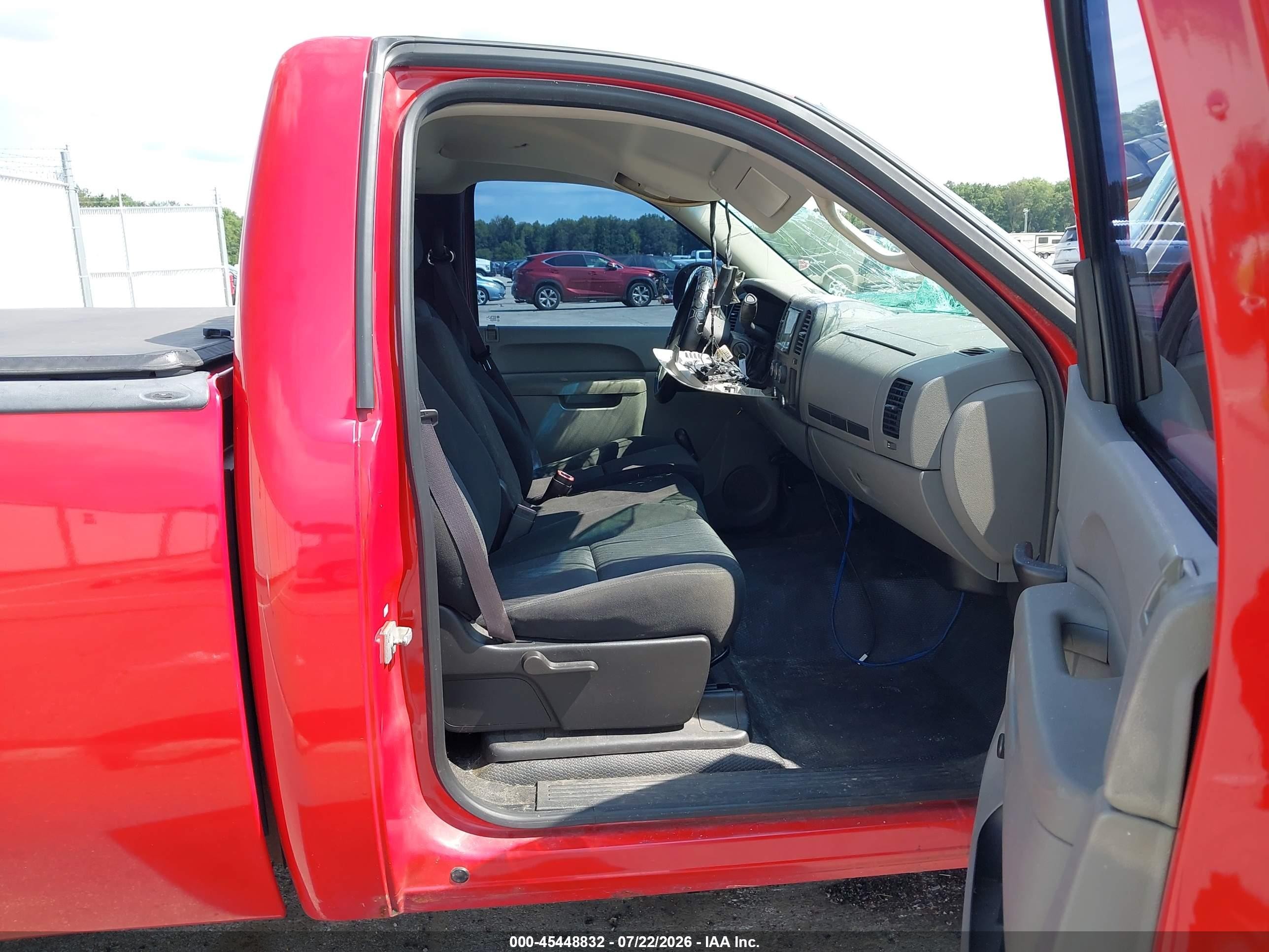 2012 Chevrolet Silverado 1500 Work Truck Red vin: 1GCNCPEX7CZ295531