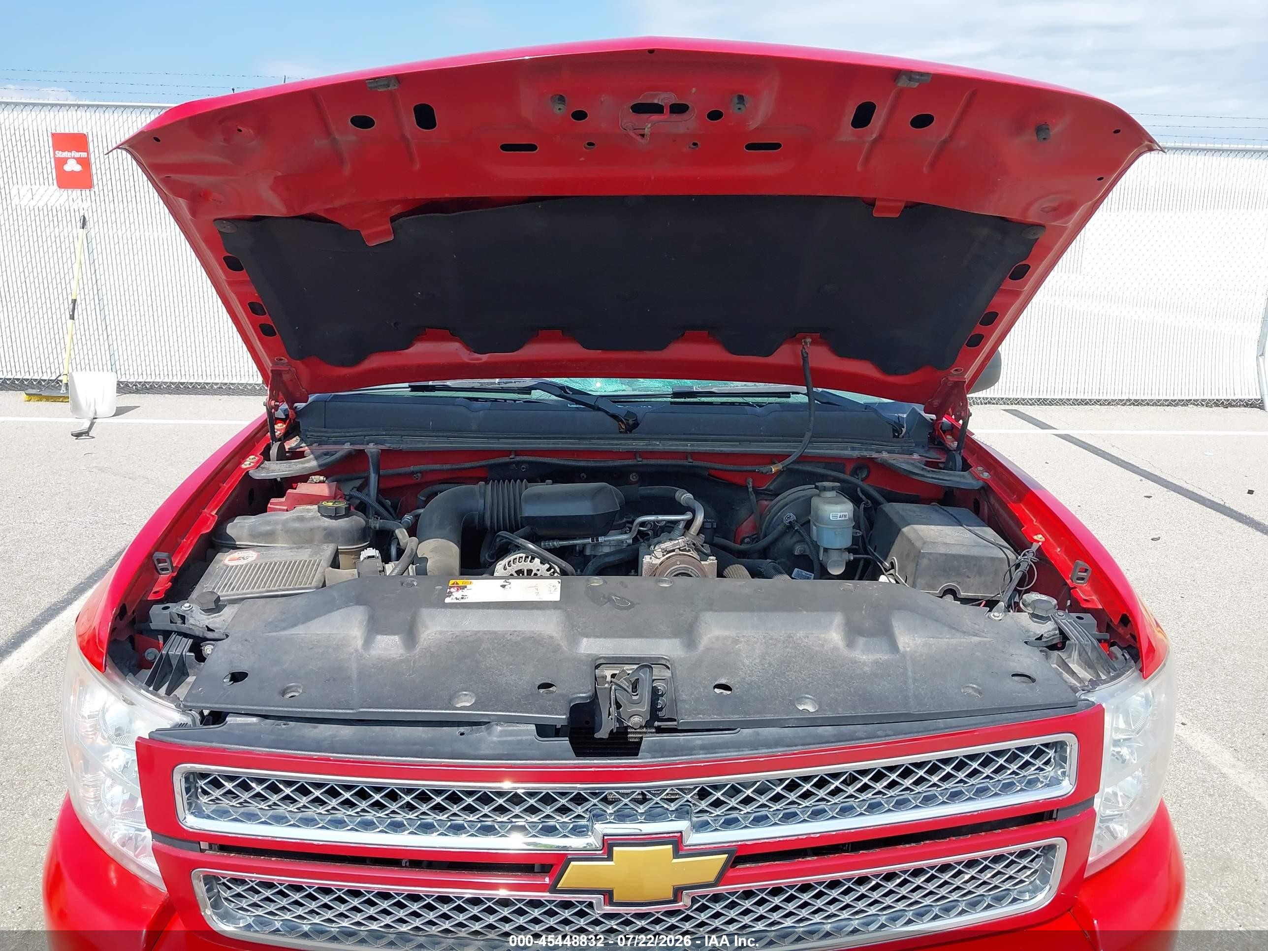 2012 Chevrolet Silverado 1500 Work Truck Red vin: 1GCNCPEX7CZ295531