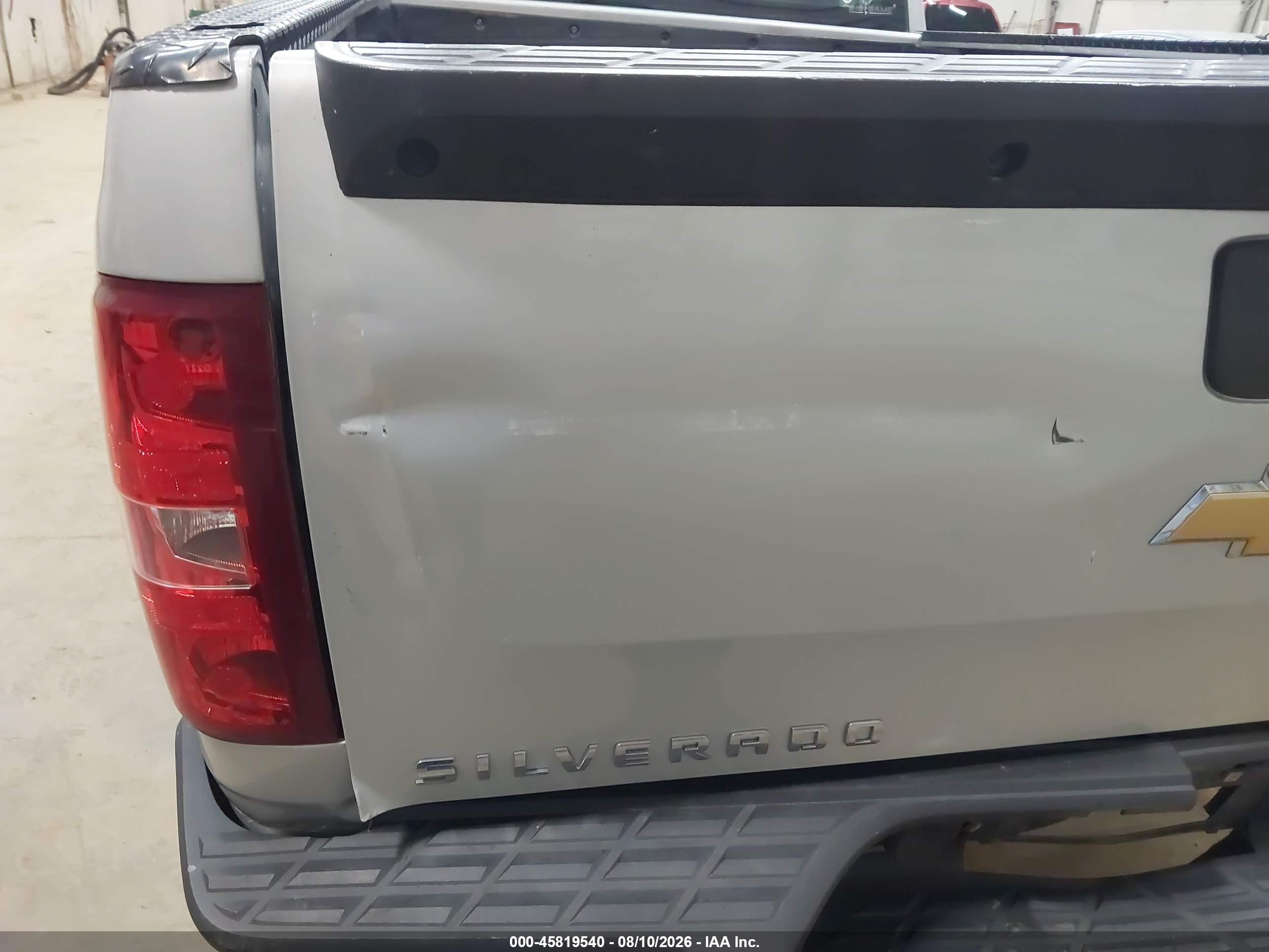 2012 Chevrolet Silverado 1500 Work Truck Silver vin: 1GCNCPEX7CZ345294