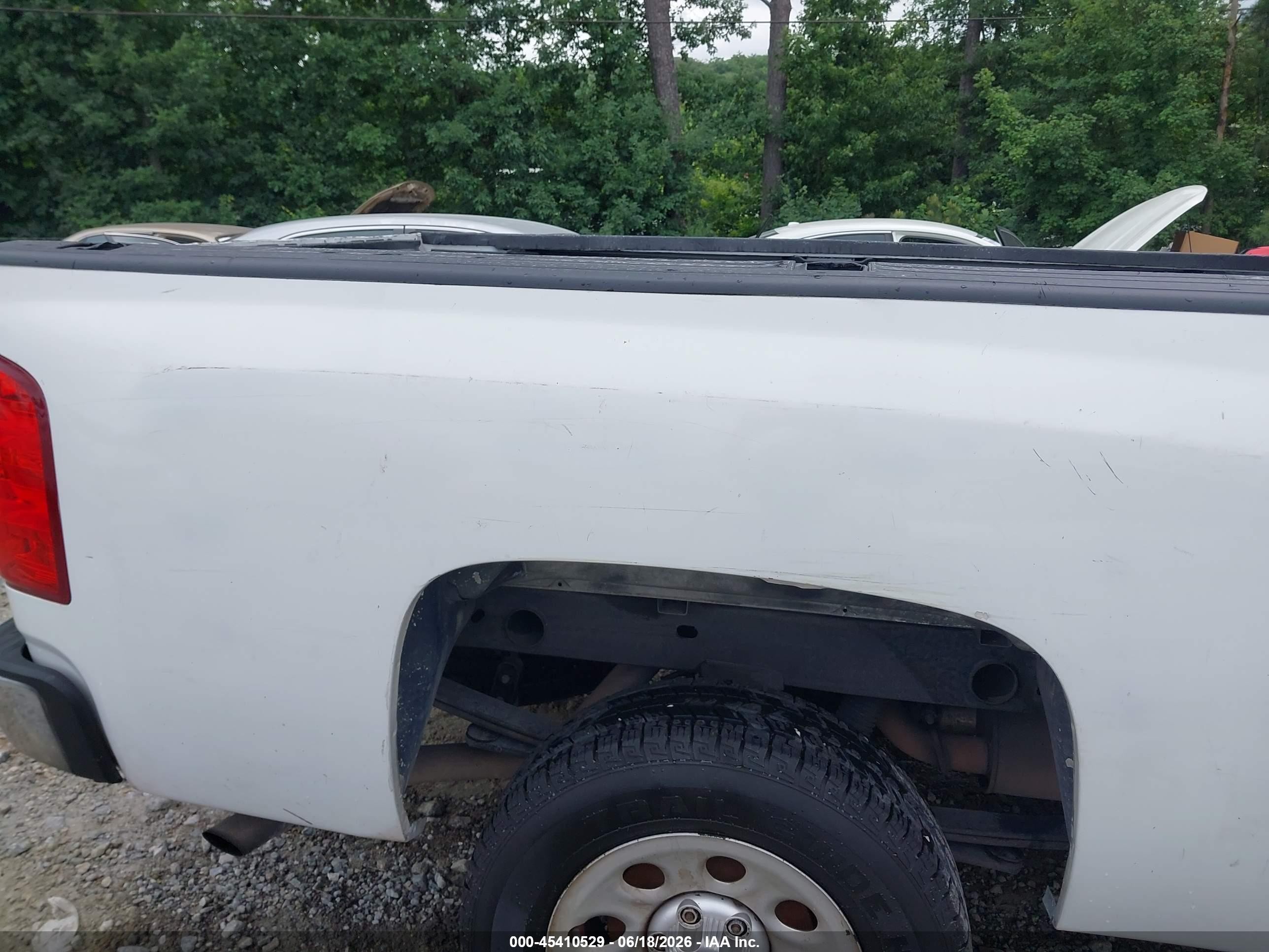 2013 Chevrolet Silverado 1500 Work Truck White vin: 1GCNCPEX7DZ173155