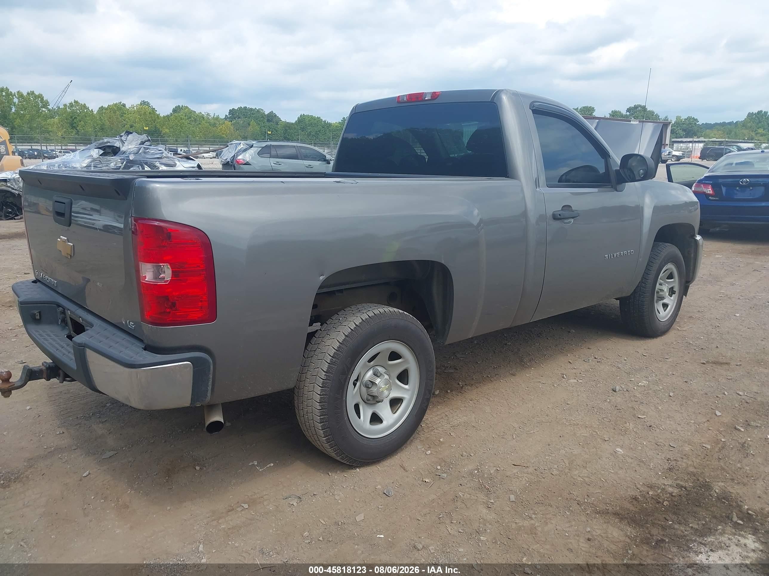 2013 Chevrolet Silverado 1500 Work Truck Серый vin: 1GCNCPEX7DZ211497