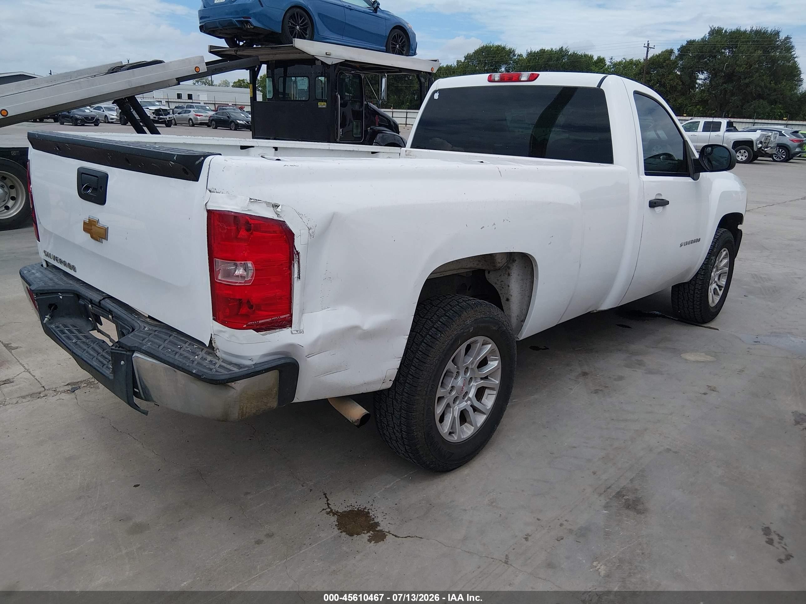 2013 Chevrolet Silverado 1500 Work Truck White vin: 1GCNCPEX7DZ313267