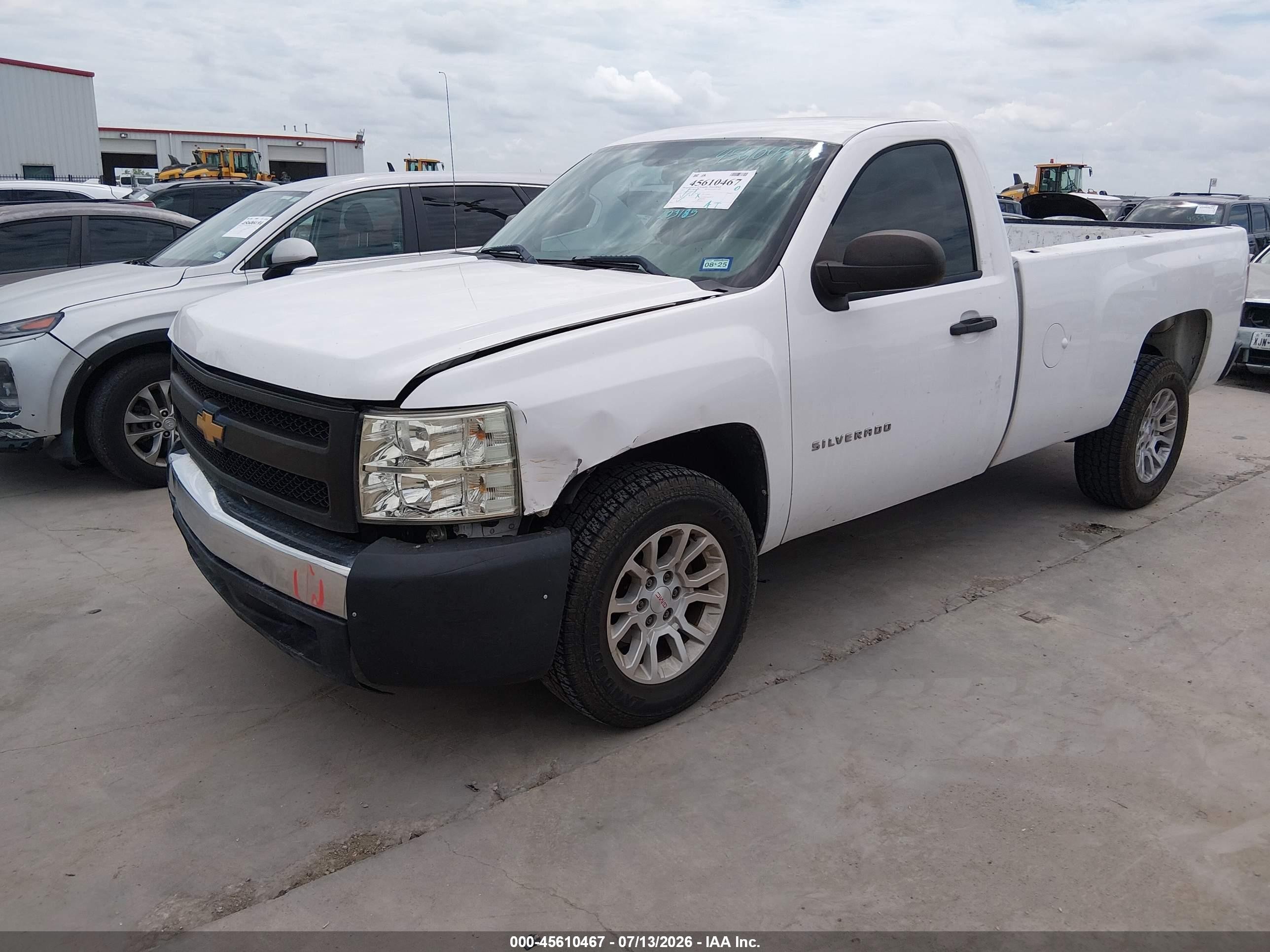 2013 Chevrolet Silverado 1500 Work Truck White vin: 1GCNCPEX7DZ313267