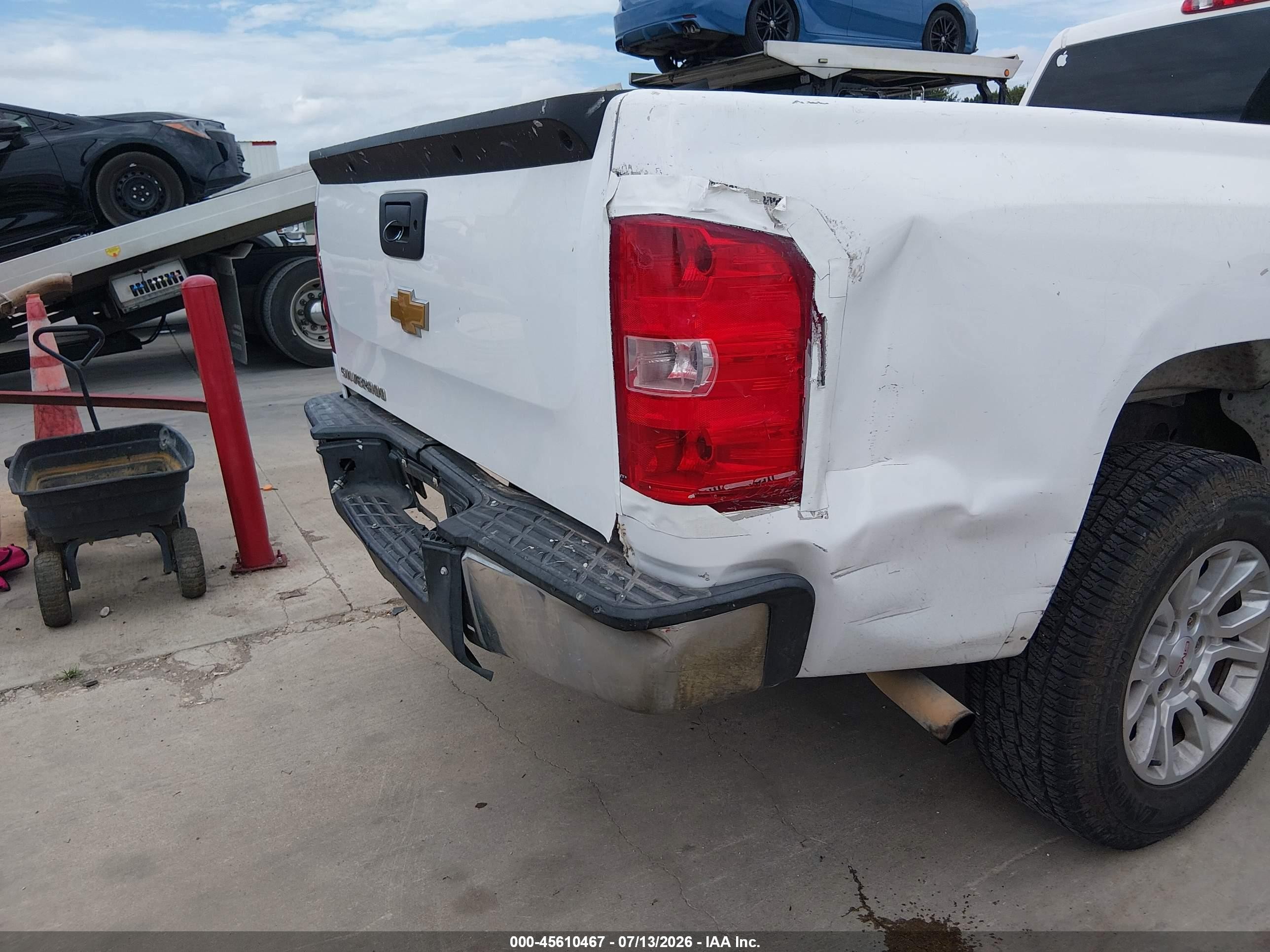 2013 Chevrolet Silverado 1500 Work Truck White vin: 1GCNCPEX7DZ313267