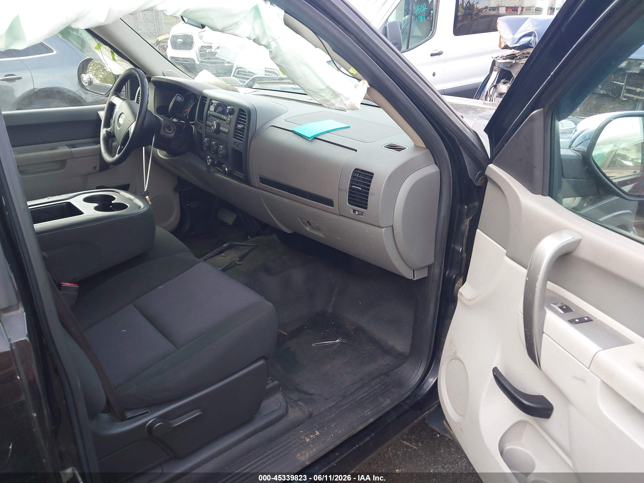 2013 Chevrolet Silverado 1500 Work Truck Black vin: 1GCNCPEX7DZ394819