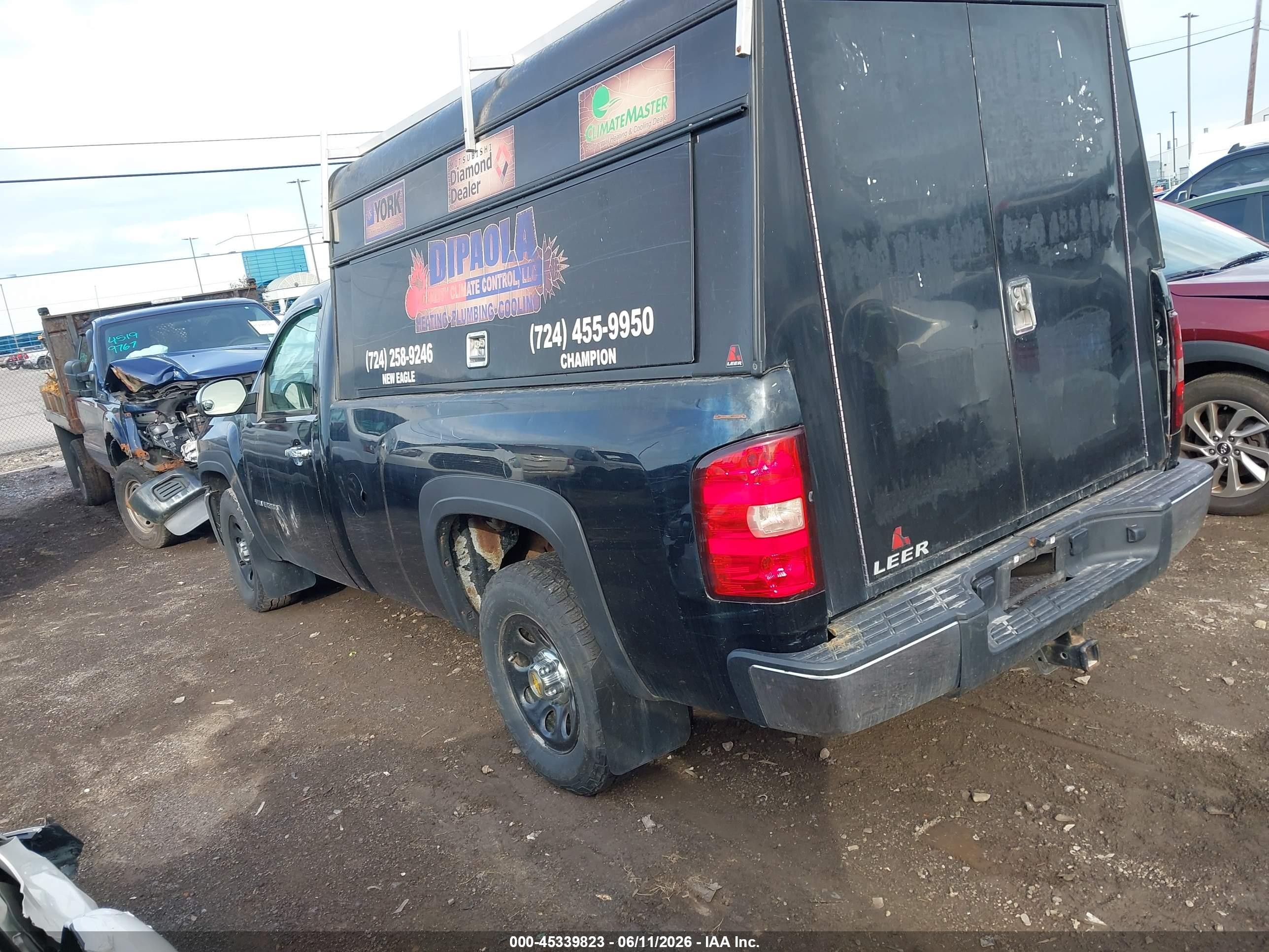 2013 Chevrolet Silverado 1500 Work Truck Black vin: 1GCNCPEX7DZ394819