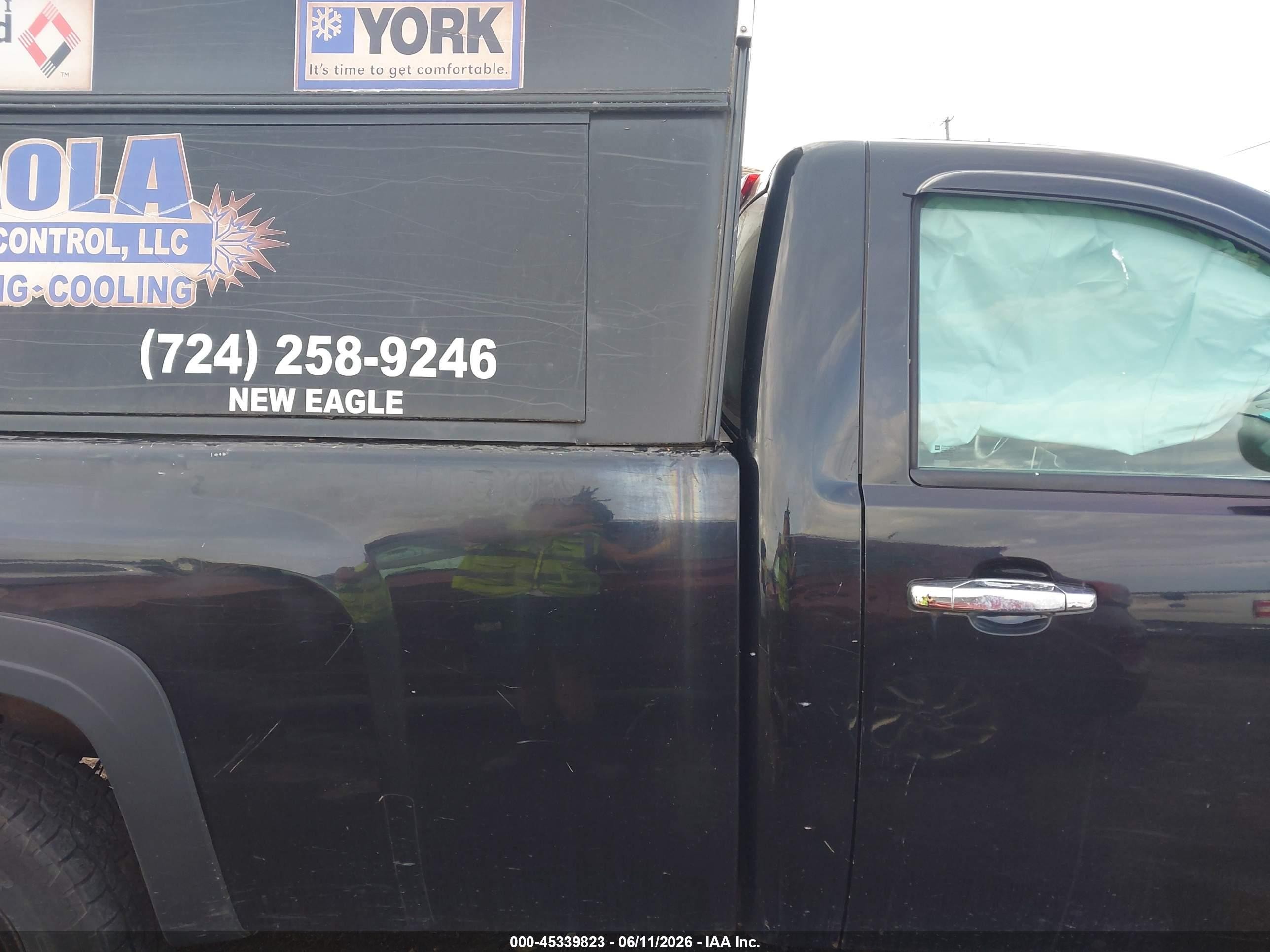 2013 Chevrolet Silverado 1500 Work Truck Black vin: 1GCNCPEX7DZ394819