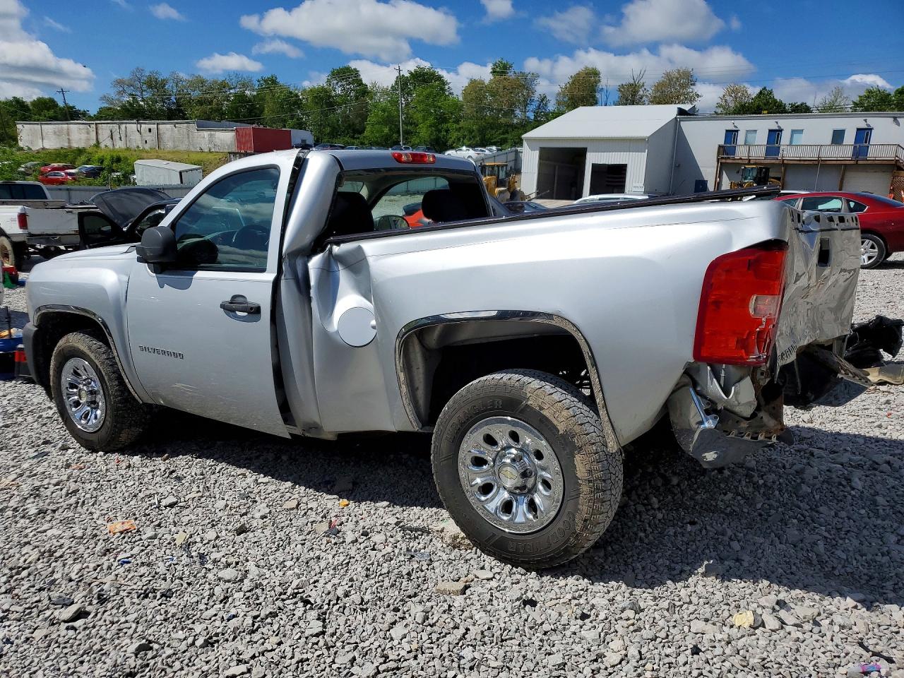 2013 Chevrolet Silverado C1500 Silver vin: 1GCNCPEX7DZ413398