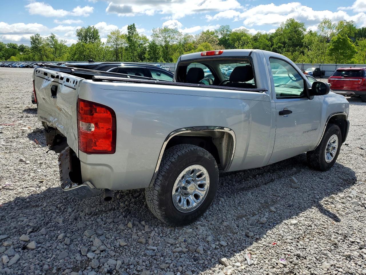 2013 Chevrolet Silverado C1500 Silver vin: 1GCNCPEX7DZ413398