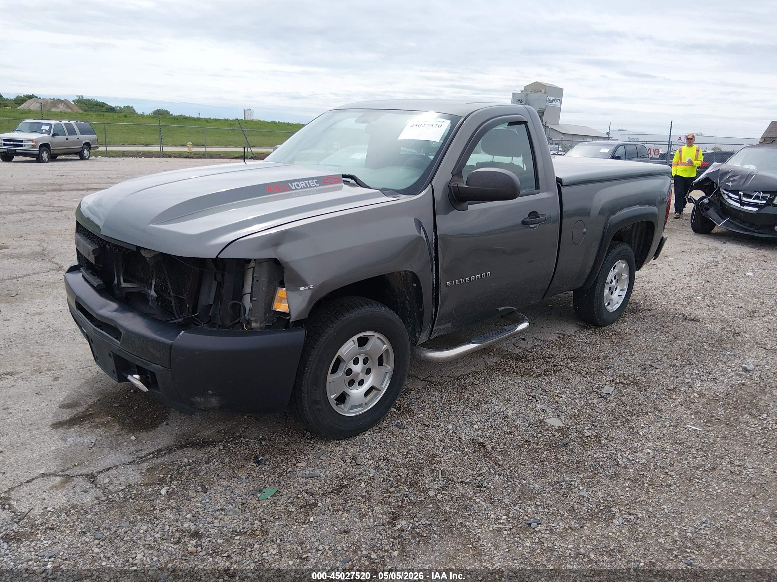 2011 Chevrolet Silverado 1500 Work Truck Серый vin: 1GCNCPEX8BZ345500