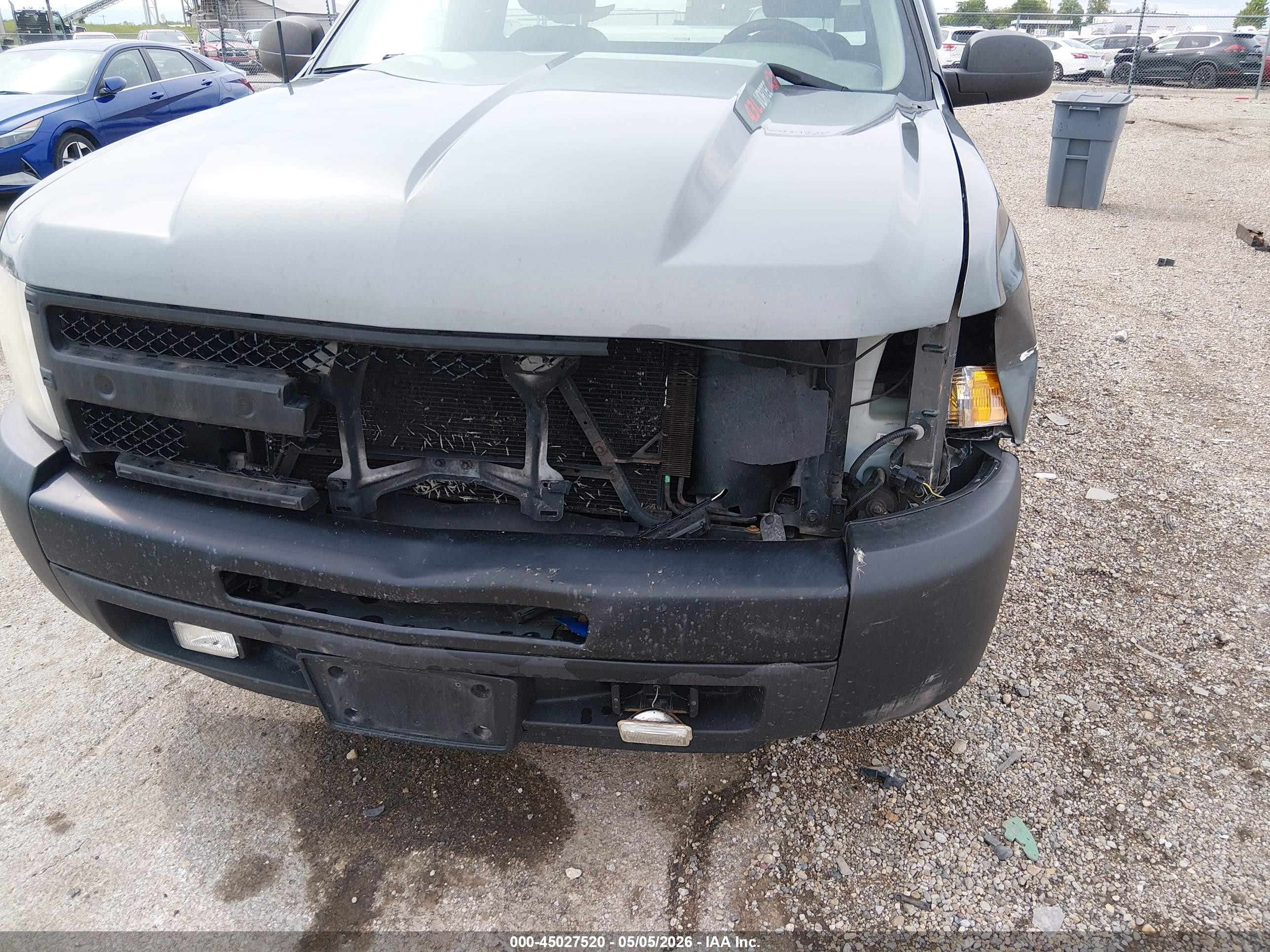 2011 Chevrolet Silverado 1500 Work Truck Серый vin: 1GCNCPEX8BZ345500