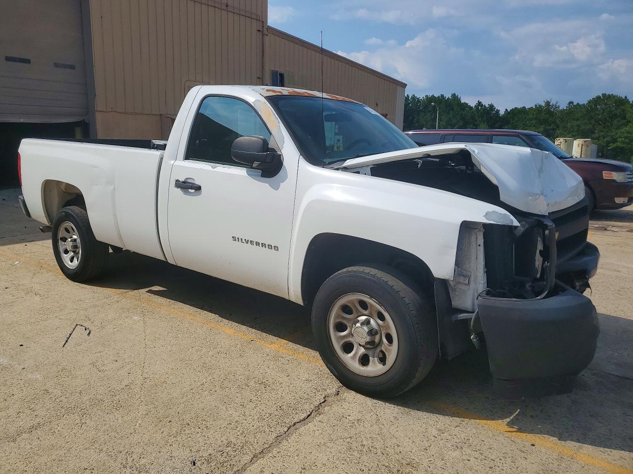 2012 Chevrolet Silverado C1500 White vin: 1GCNCPEX8CZ148957