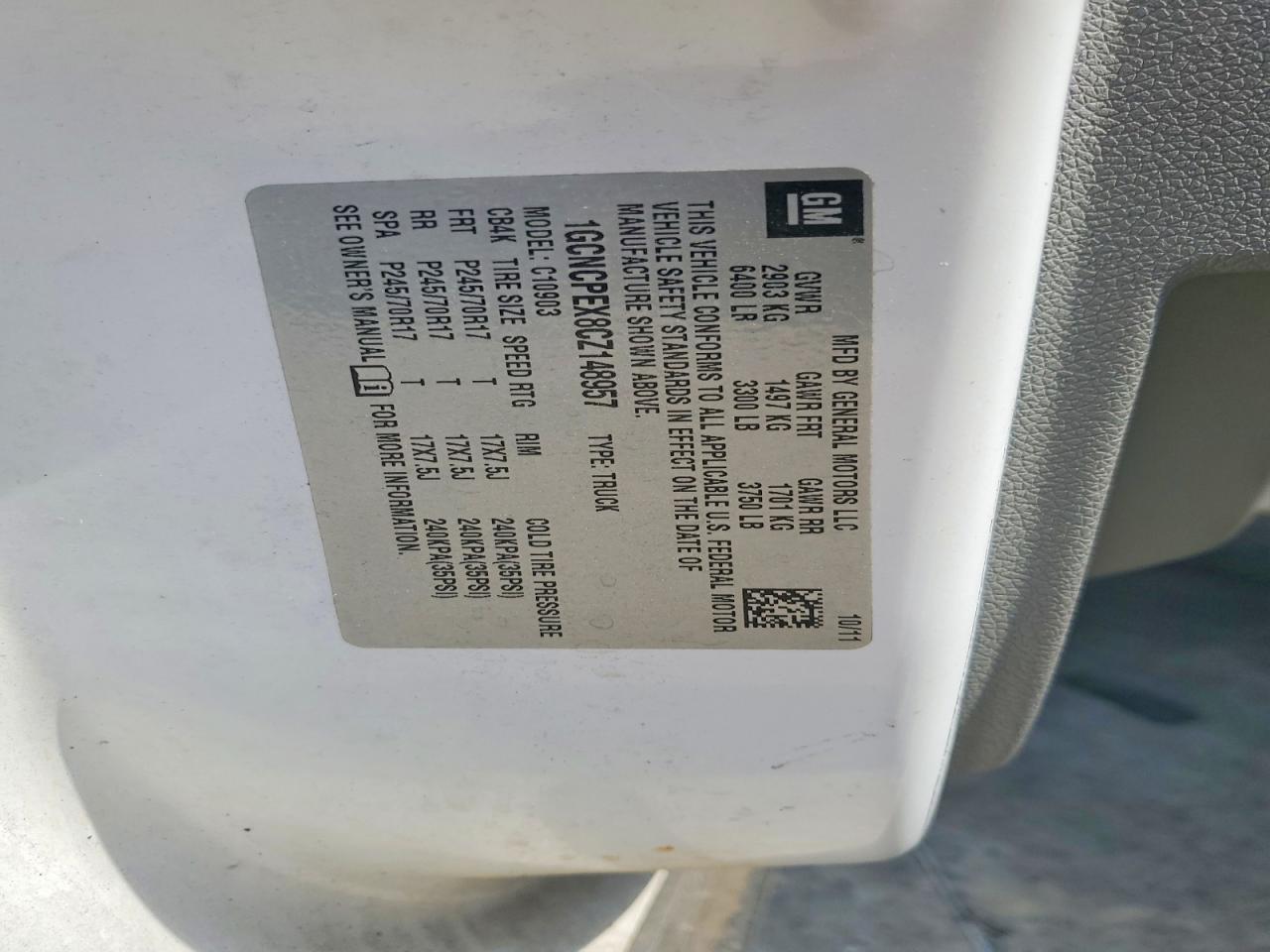 2012 Chevrolet Silverado C1500 White vin: 1GCNCPEX8CZ148957