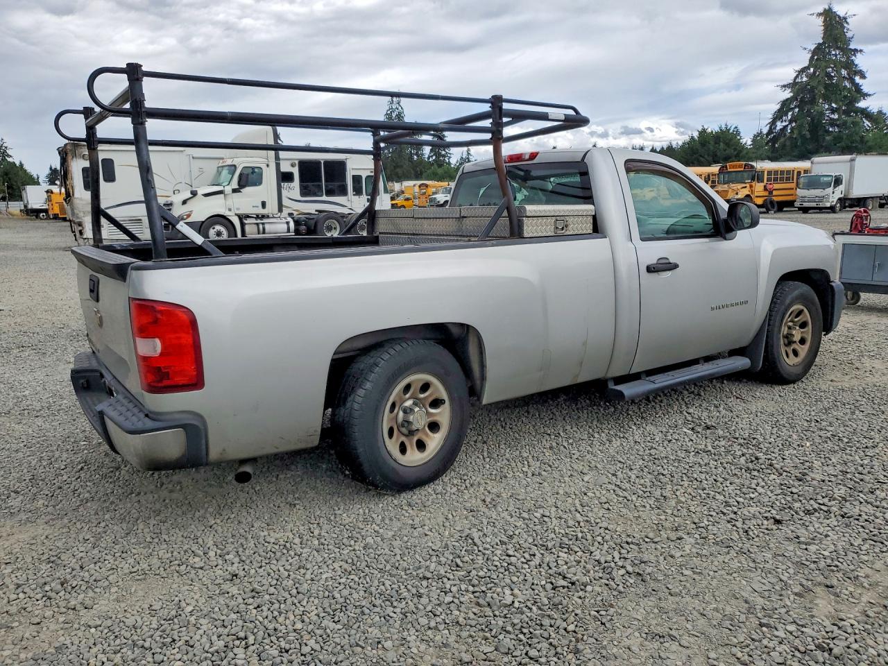 2011 Chevrolet Silverado C1500 Silver vin: 1GCNCPEX9BZ275540