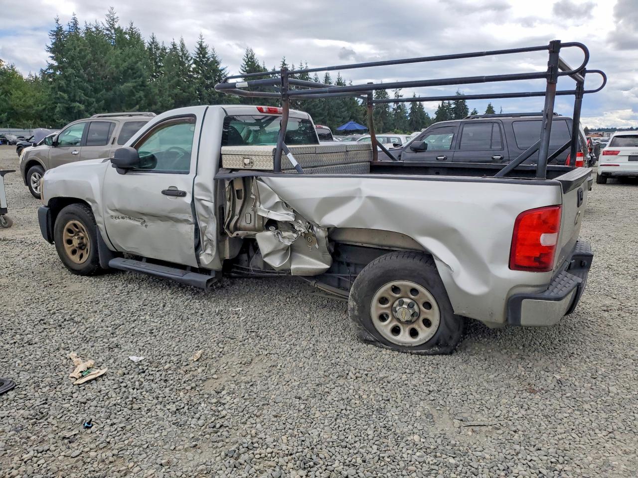 2011 Chevrolet Silverado C1500 Silver vin: 1GCNCPEX9BZ275540