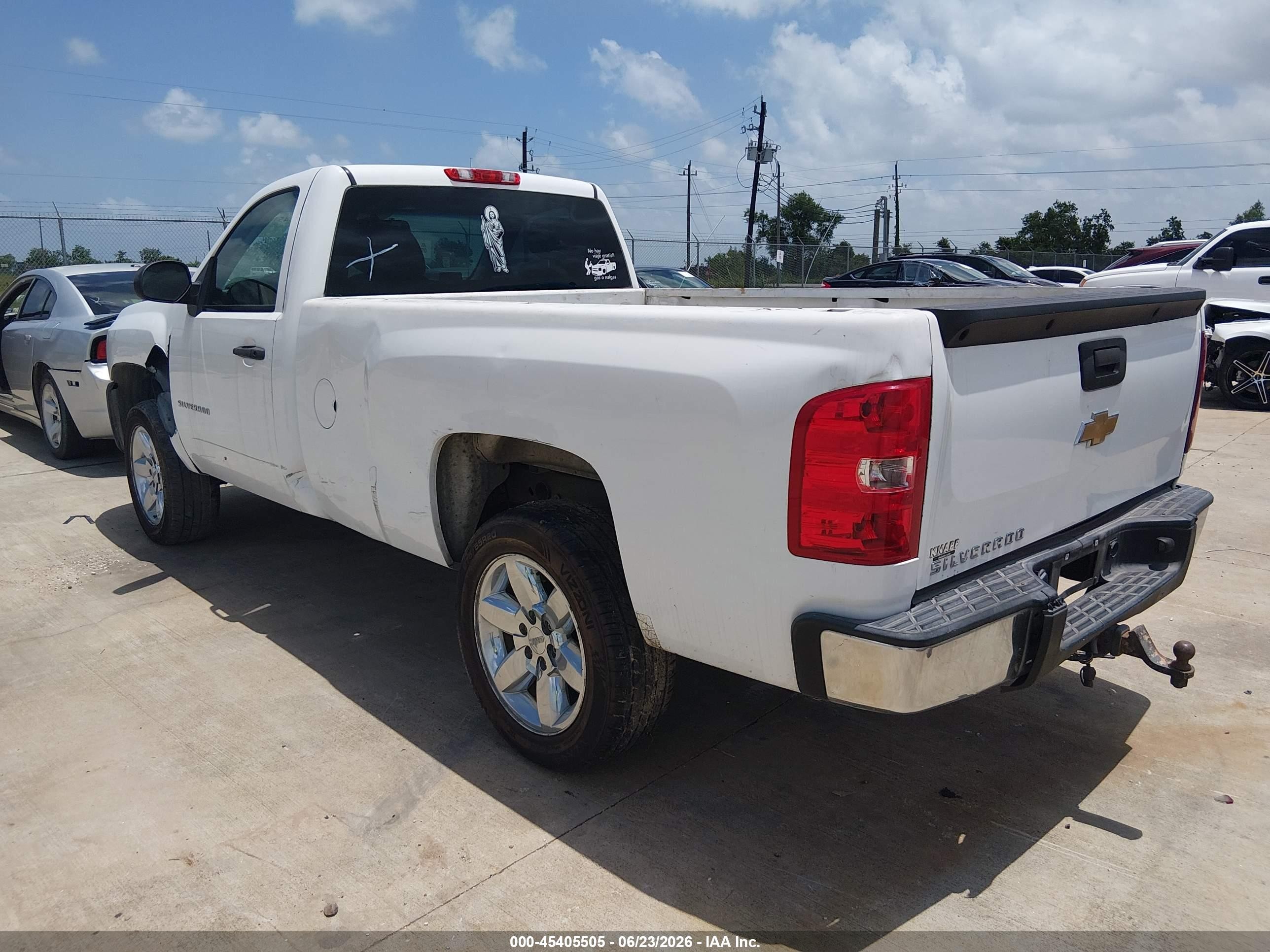 2011 Chevrolet Silverado 1500 Work Truck White vin: 1GCNCPEX9BZ382314