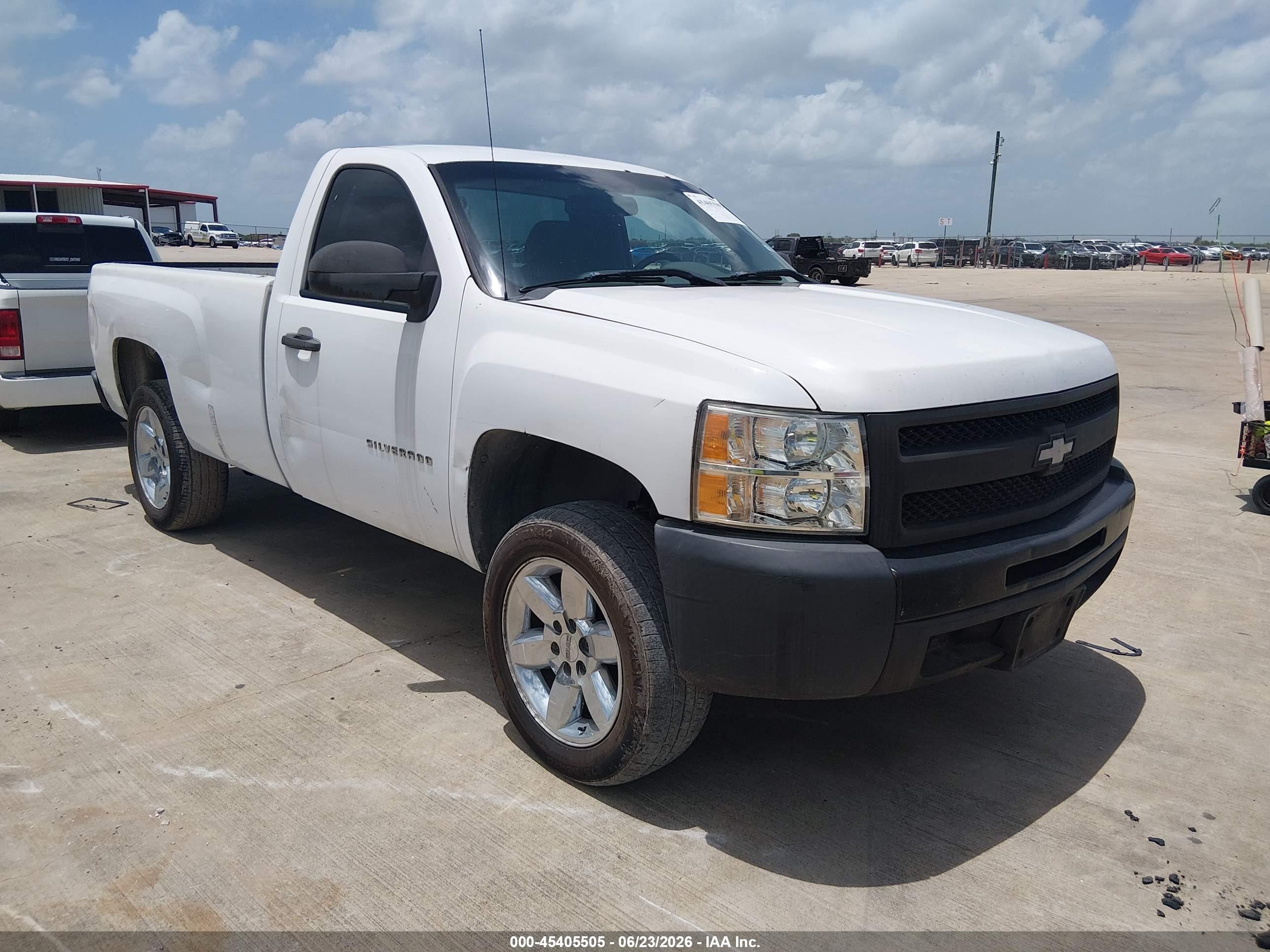 2011 Chevrolet Silverado 1500 Work Truck White vin: 1GCNCPEX9BZ382314