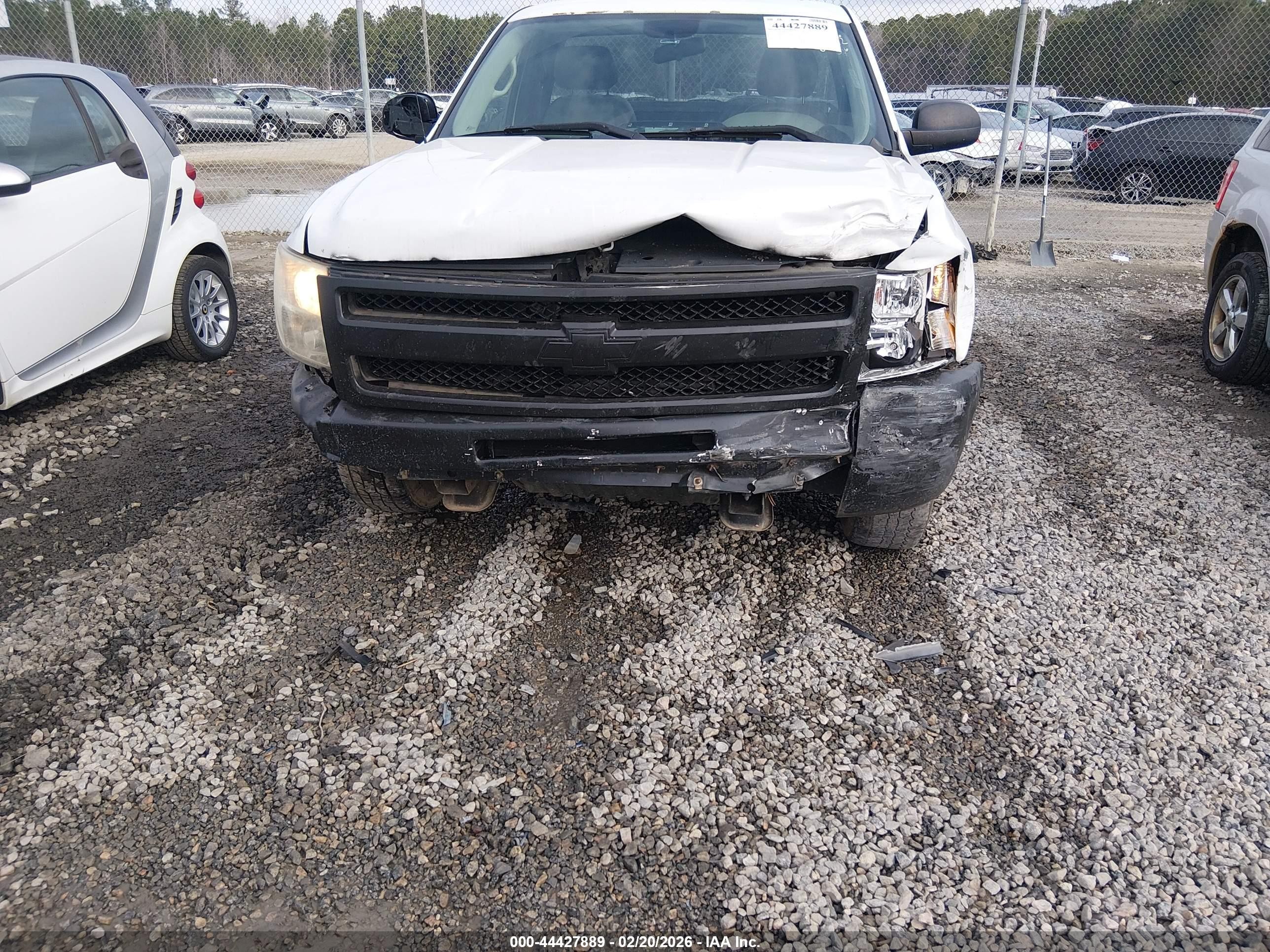 2013 Chevrolet Silverado 1500 Work Truck White vin: 1GCNCPEX9DZ185629