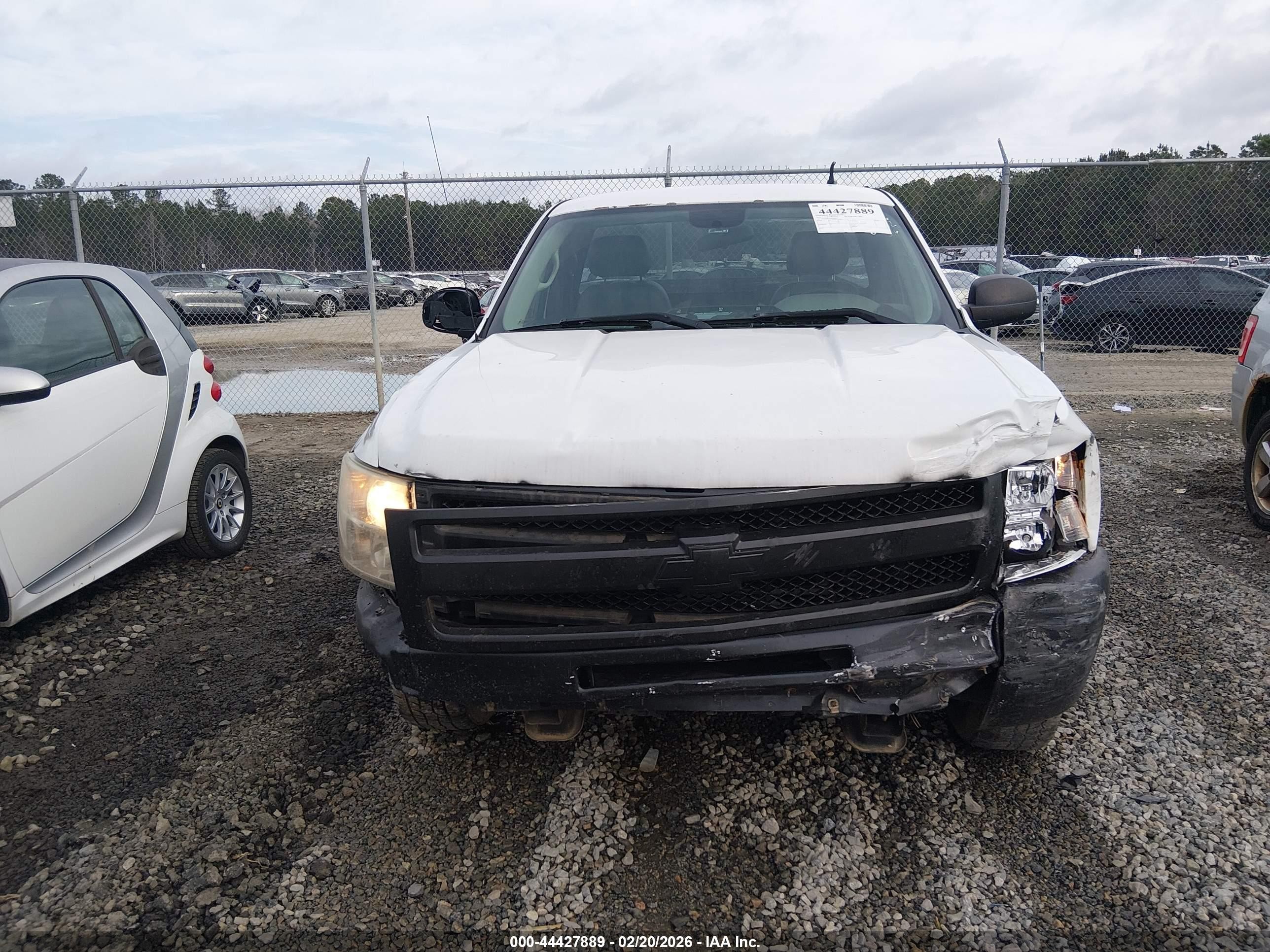 2013 Chevrolet Silverado 1500 Work Truck White vin: 1GCNCPEX9DZ185629