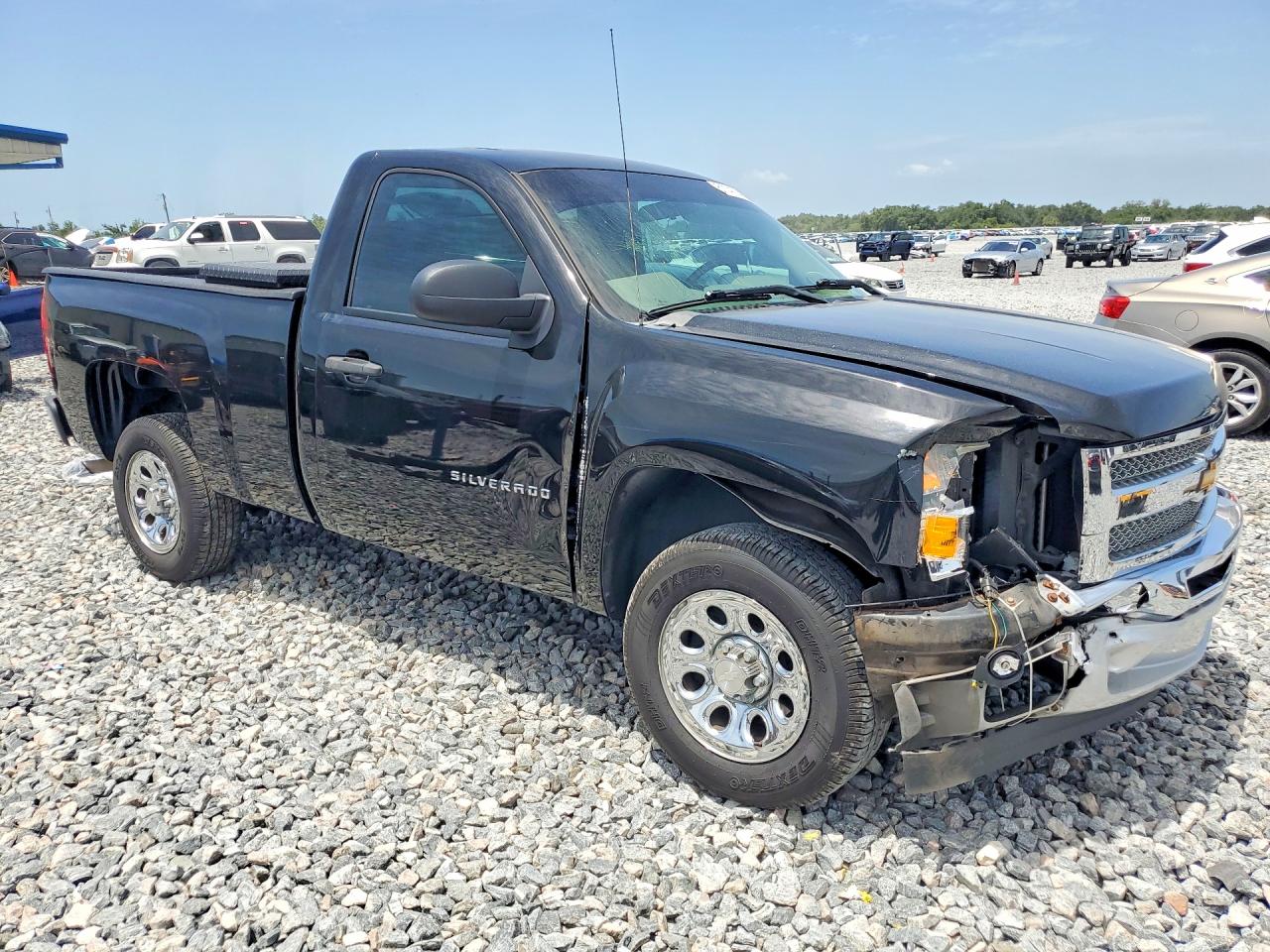 2013 Chevrolet Silverado C1500 Black vin: 1GCNCPEX9DZ297993