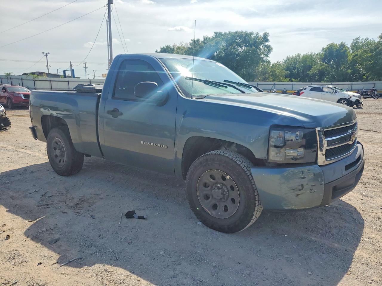 2011 Chevrolet Silverado C1500 Blue vin: 1GCNCPEXXBZ189511