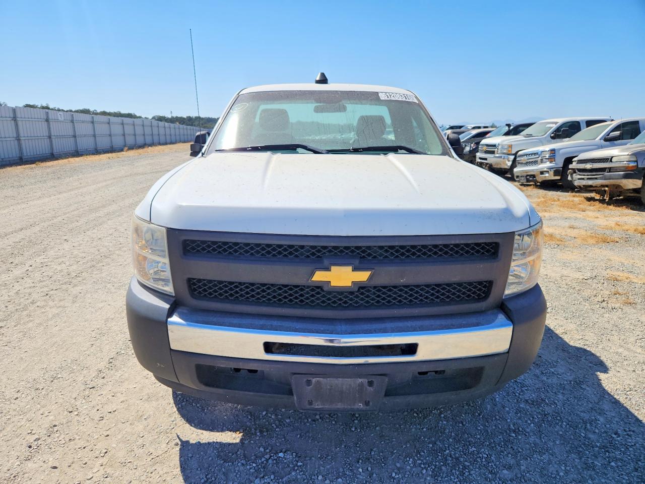 2012 Chevrolet Silverado C1500 White vin: 1GCNCPEXXCZ324598