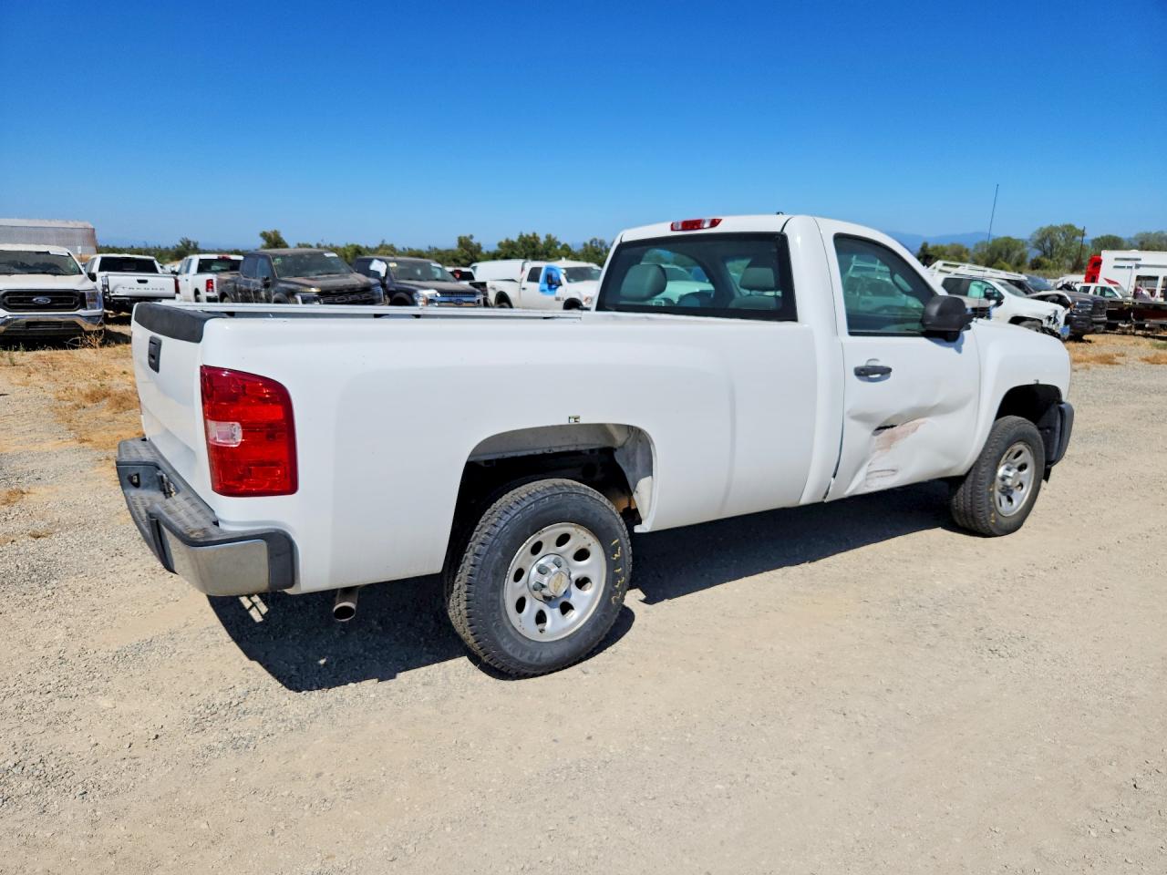 2012 Chevrolet Silverado C1500 White vin: 1GCNCPEXXCZ324598
