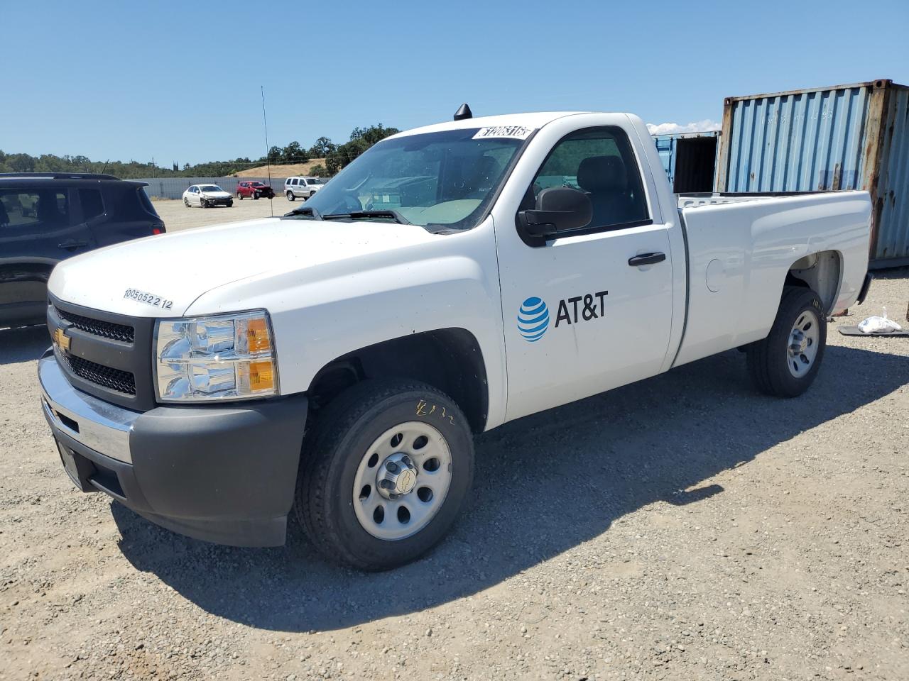 2012 Chevrolet Silverado C1500 White vin: 1GCNCPEXXCZ324598 Damage: Left Front Fender, Chipped, 1