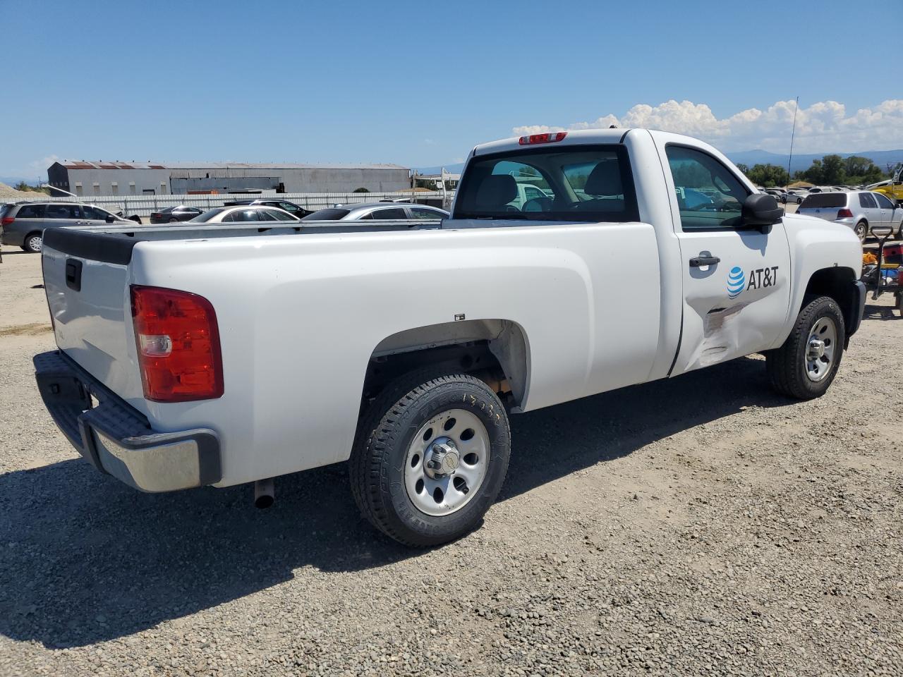 2012 Chevrolet Silverado C1500 White vin: 1GCNCPEXXCZ324598 Damage: Right Rocker Panel, Severe Damage, Replacement Required
