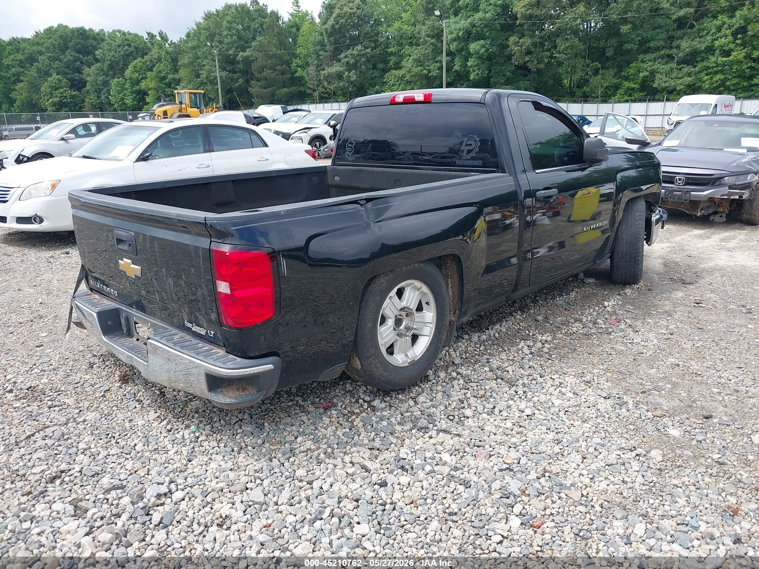 2014 Chevrolet Silverado 1500 1lt Black vin: 1GCNCREC3EZ298938
