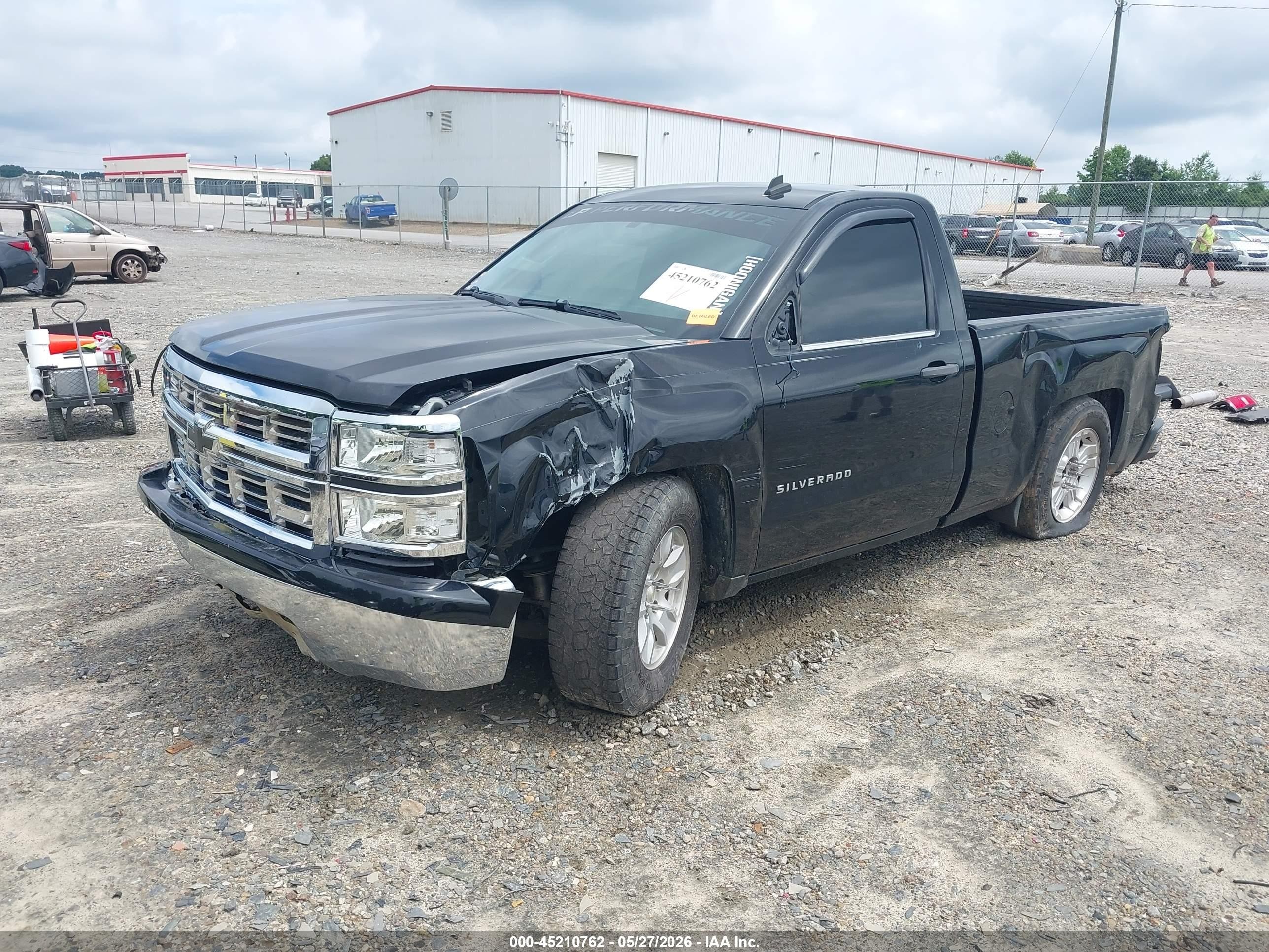 2014 Chevrolet Silverado 1500 1lt Black vin: 1GCNCREC3EZ298938