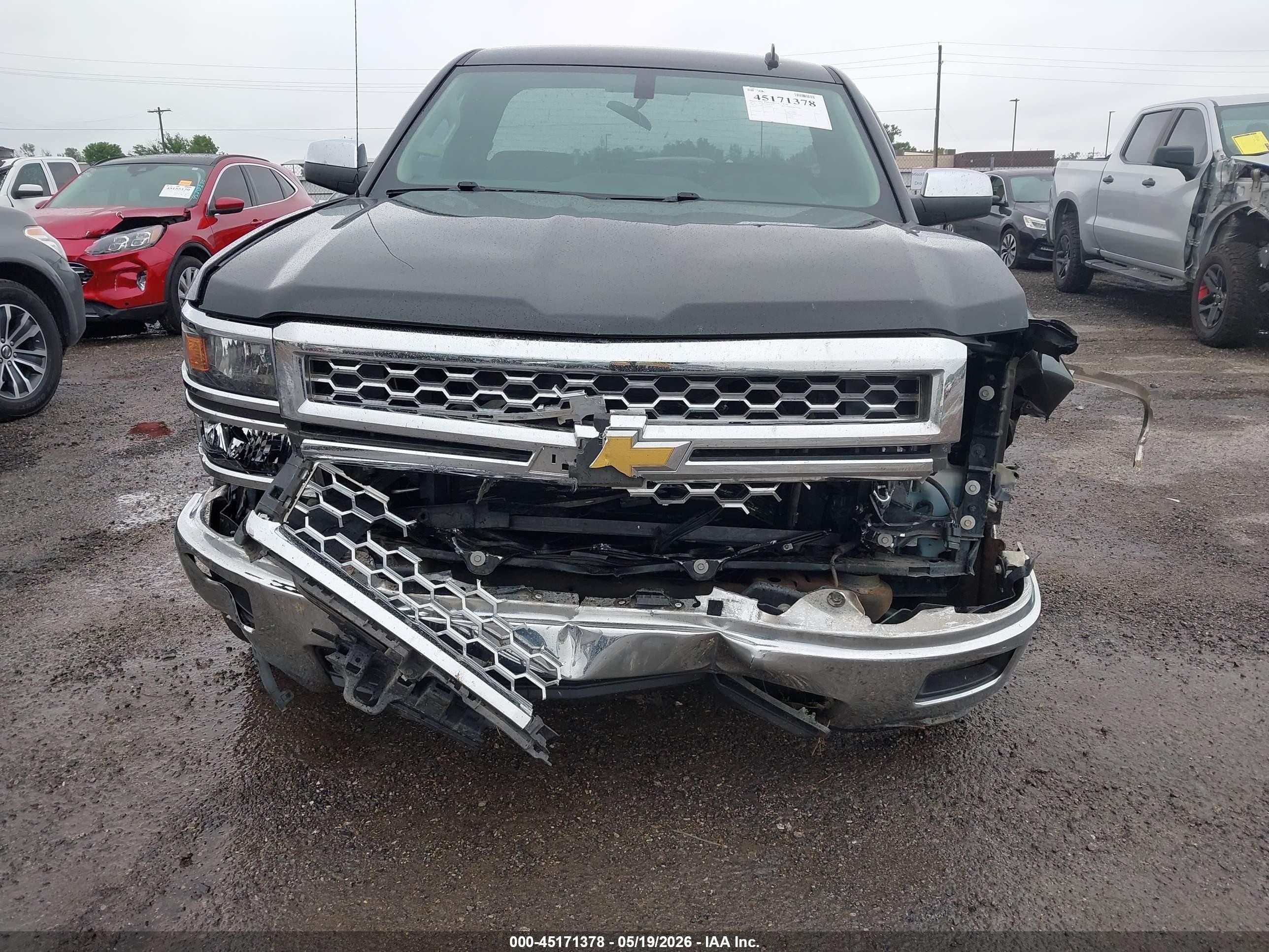 2014 Chevrolet Silverado 1500 1lt Black vin: 1GCNCREC7EZ309925