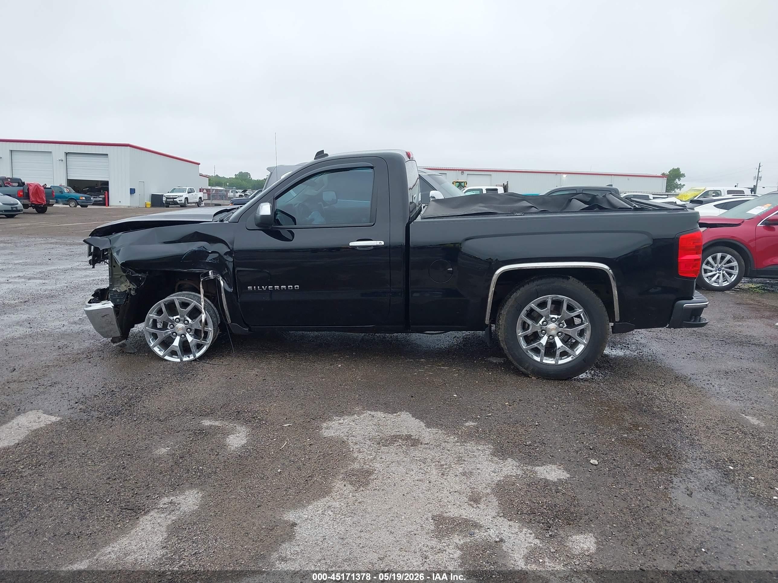 2014 Chevrolet Silverado 1500 1lt Black vin: 1GCNCREC7EZ309925
