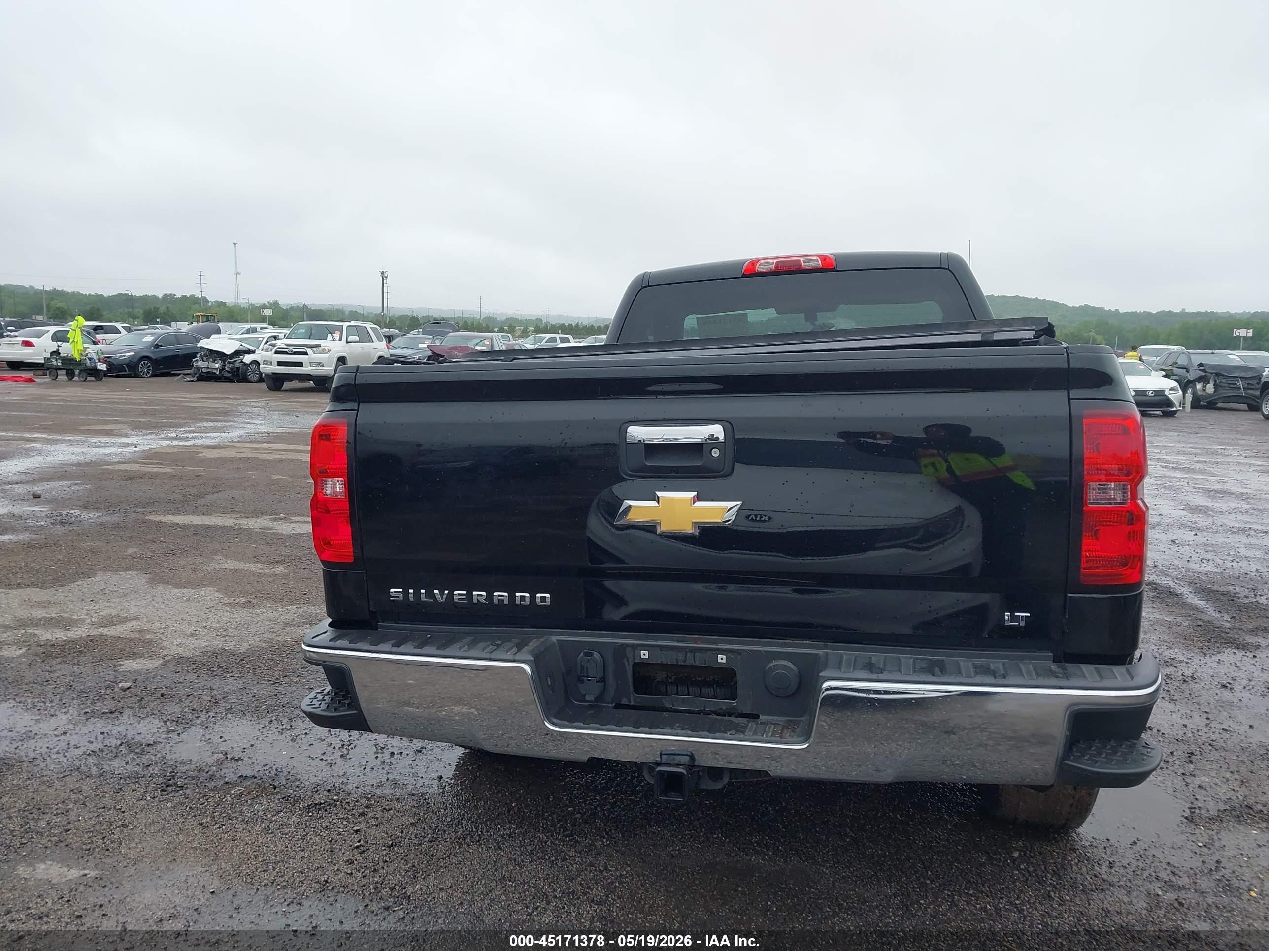 2014 Chevrolet Silverado 1500 1lt Black vin: 1GCNCREC7EZ309925