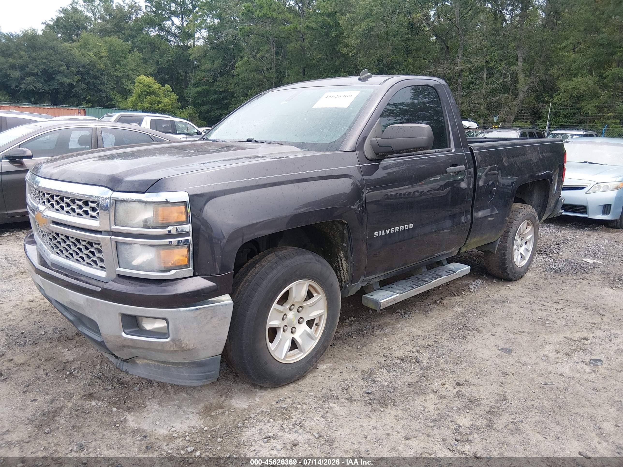 2014 Chevrolet Silverado 1500 Lt Черный vin: 1GCNCREH2EZ181282