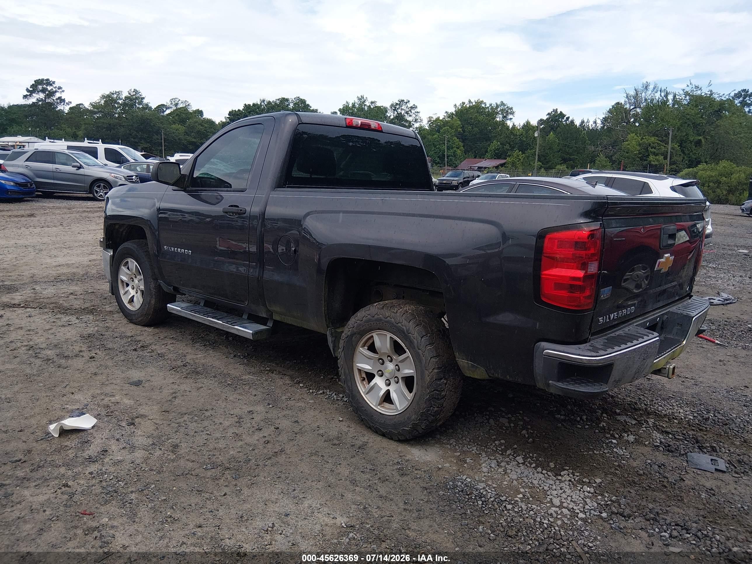 2014 Chevrolet Silverado 1500 Lt Черный vin: 1GCNCREH2EZ181282