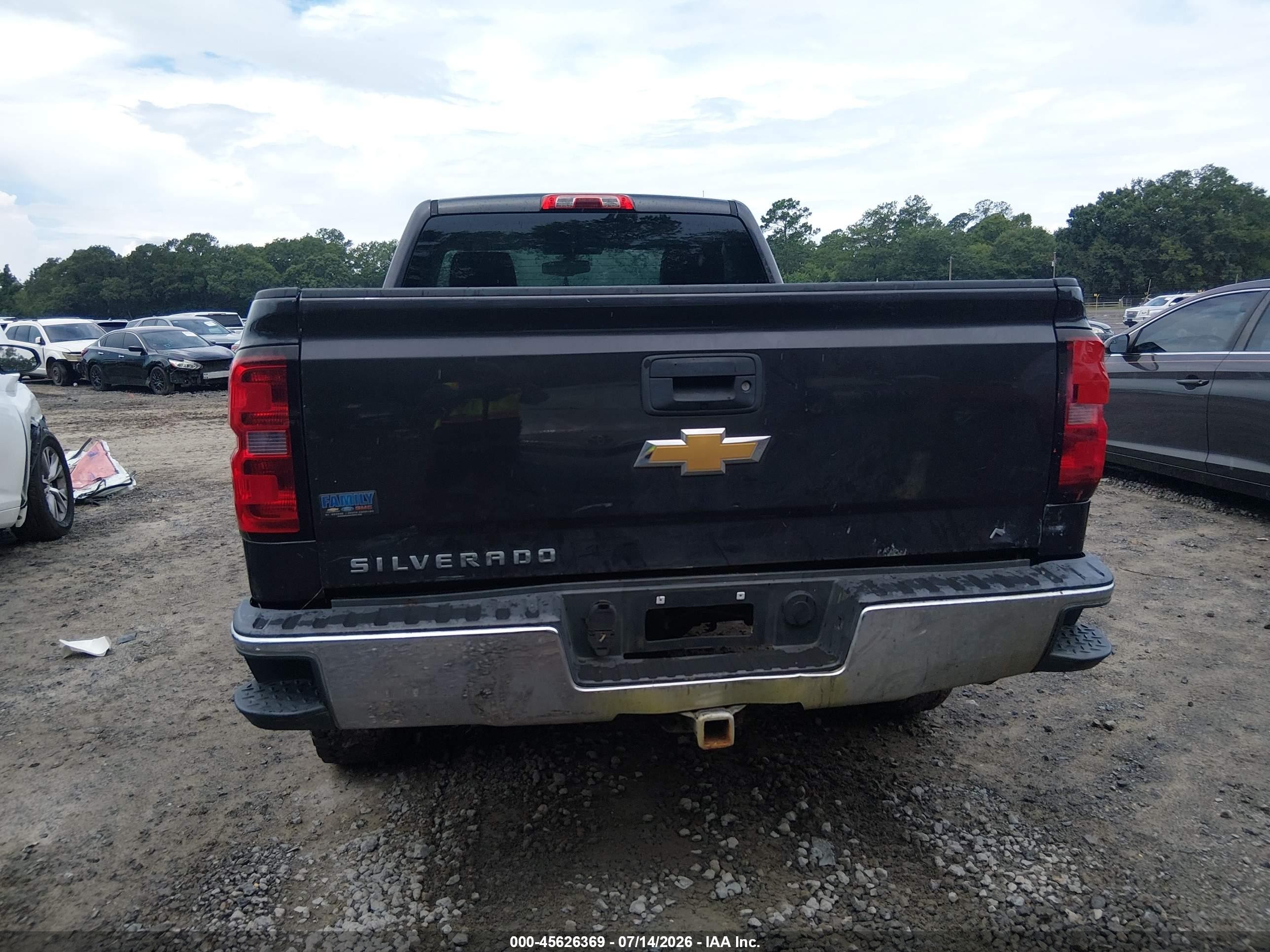 2014 Chevrolet Silverado 1500 Lt Черный vin: 1GCNCREH2EZ181282