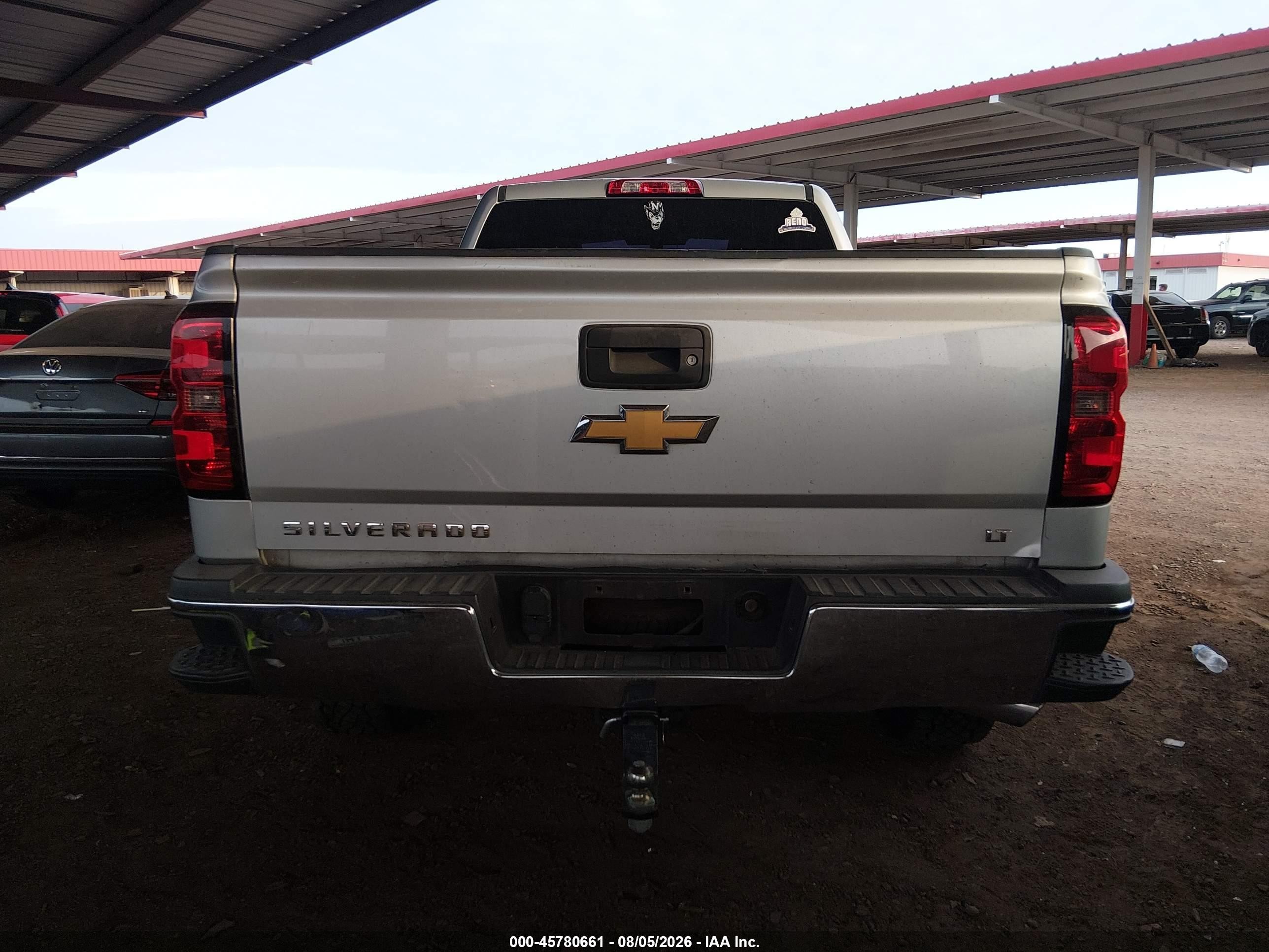 2014 Chevrolet Silverado 1500 Lt Silver vin: 1GCNCREH8EZ126173