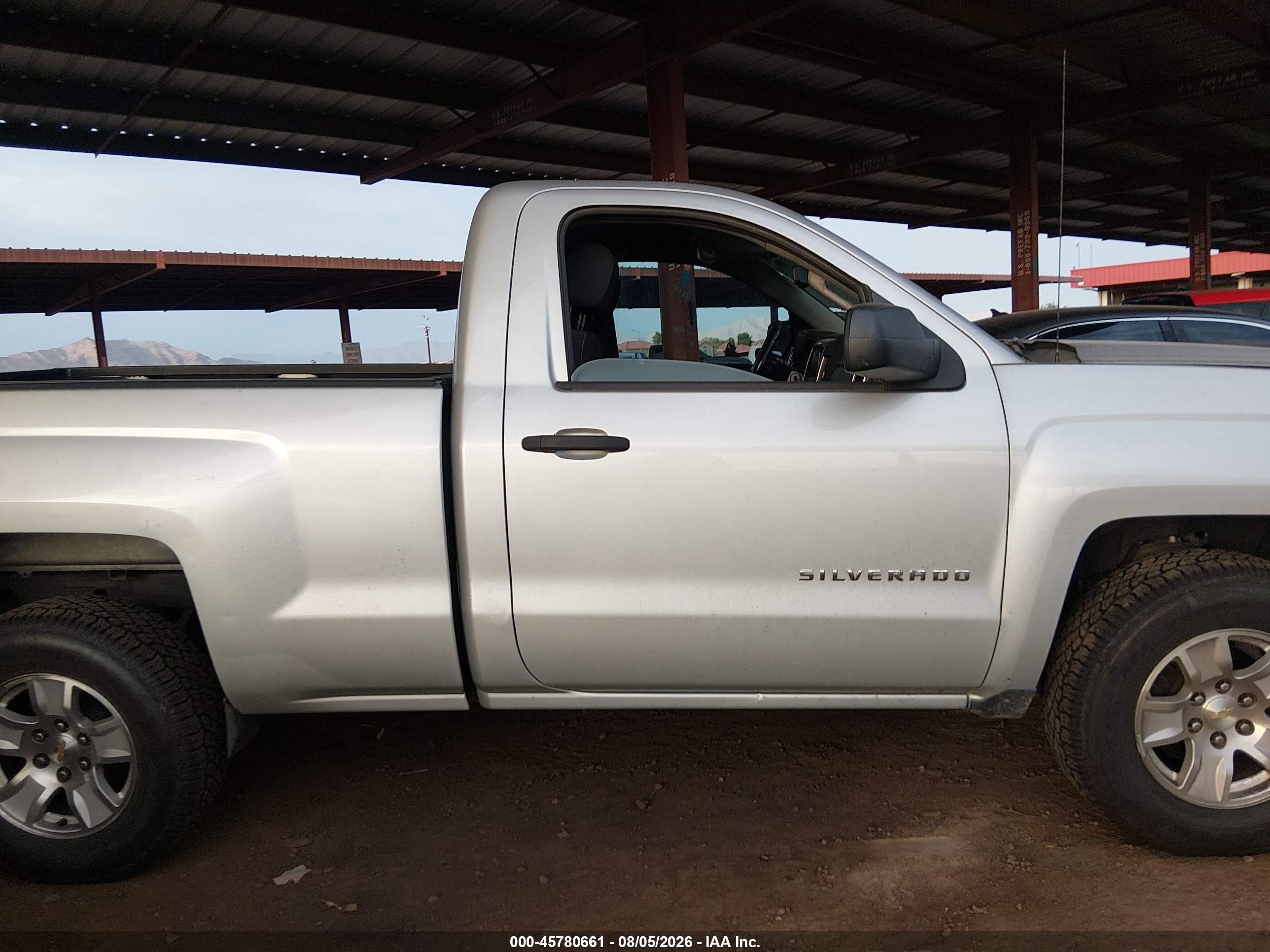 2014 Chevrolet Silverado 1500 Lt Silver vin: 1GCNCREH8EZ126173