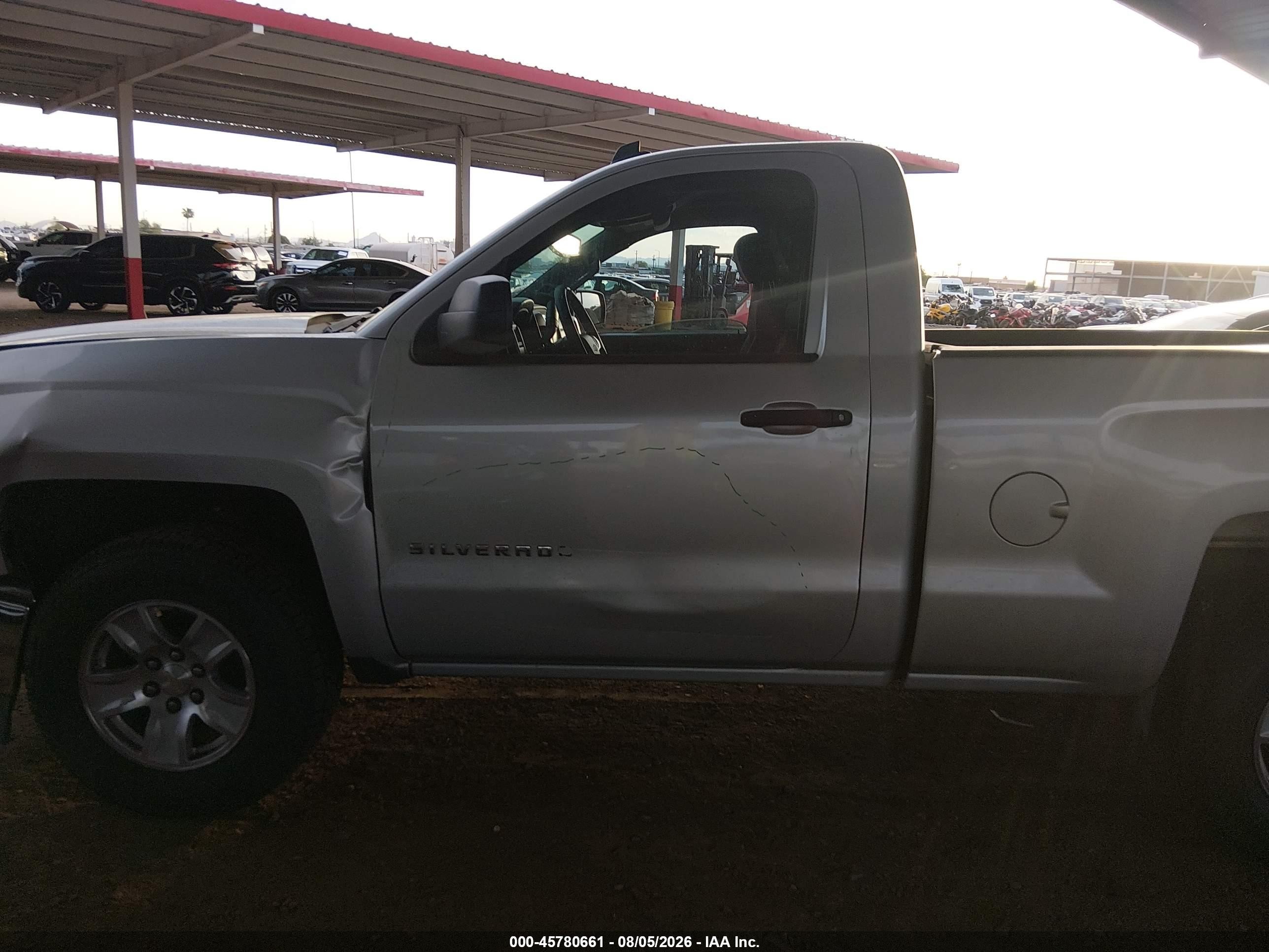 2014 Chevrolet Silverado 1500 Lt Silver vin: 1GCNCREH8EZ126173