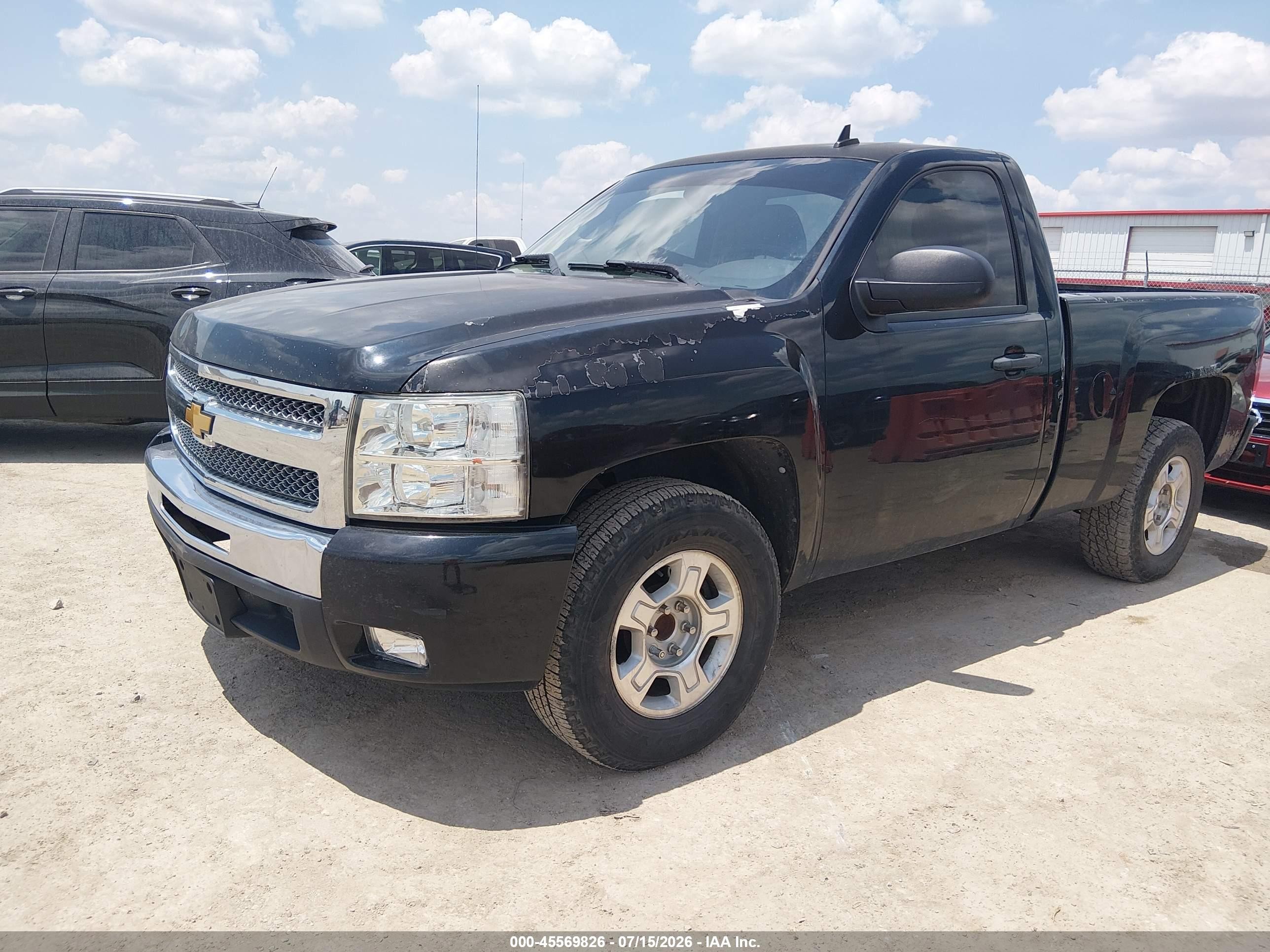 2011 Chevrolet Silverado 1500 Lt Black vin: 1GCNCSEA9BZ117469