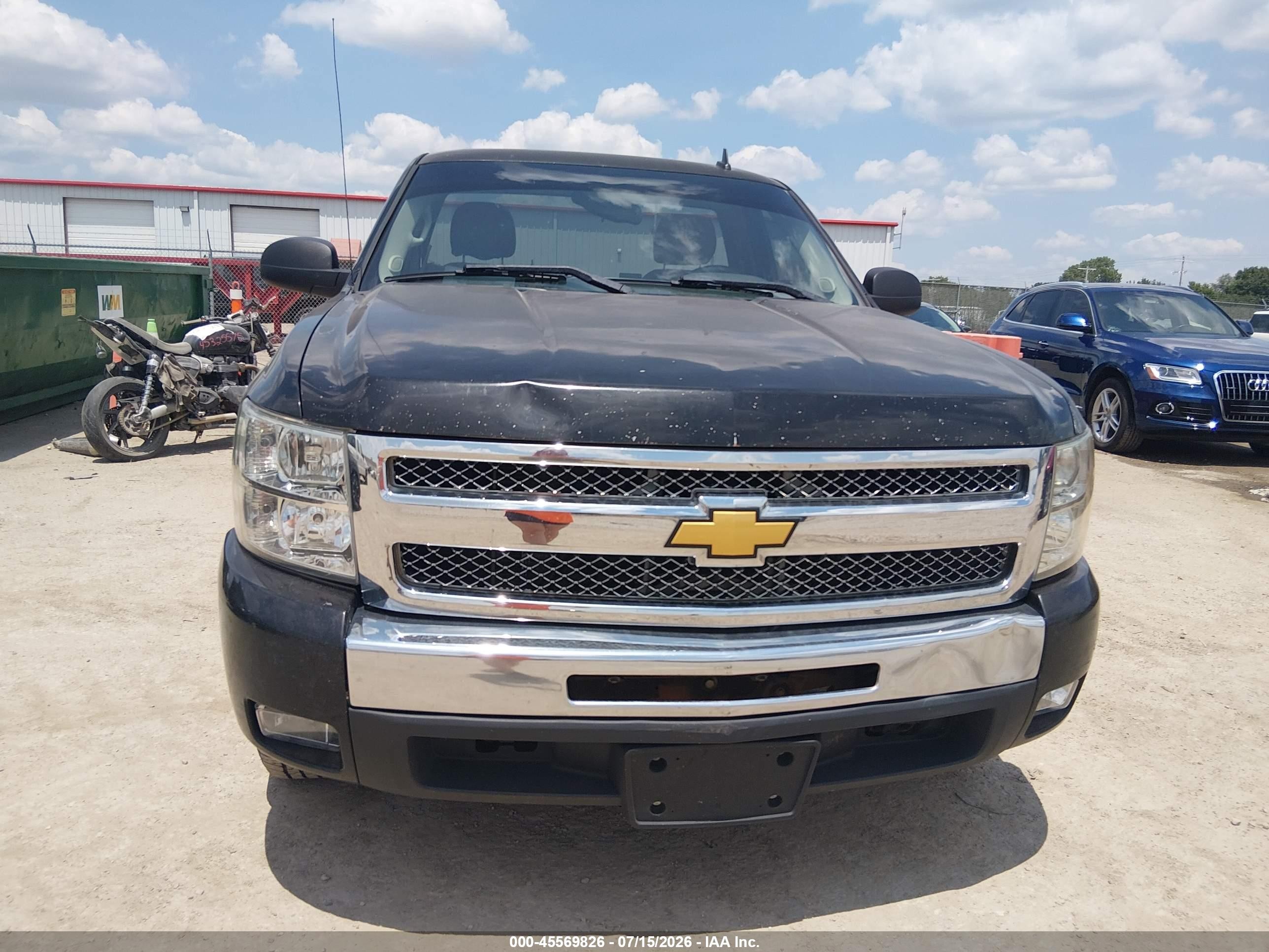 2011 Chevrolet Silverado 1500 Lt Black vin: 1GCNCSEA9BZ117469