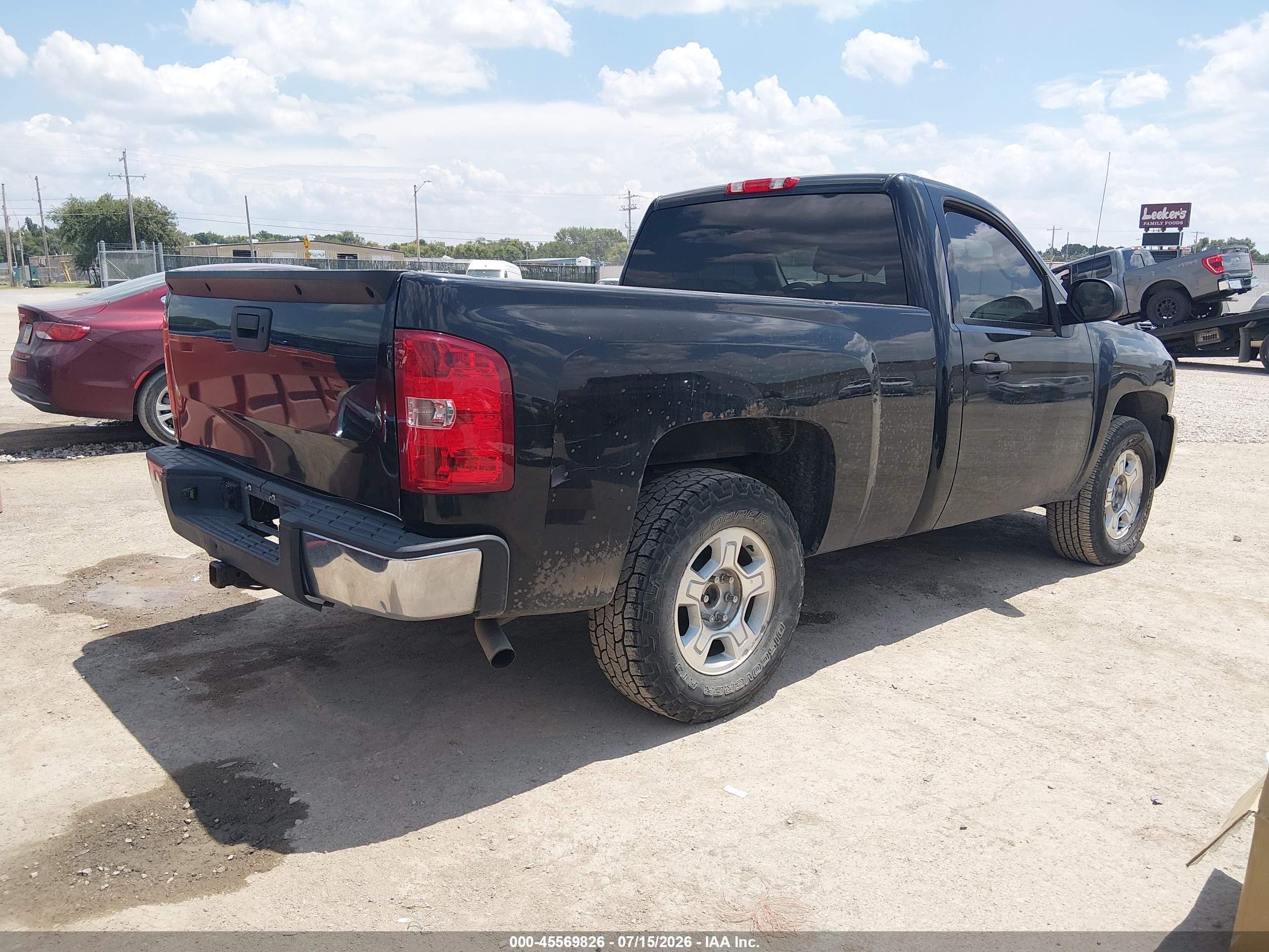 2011 Chevrolet Silverado 1500 Lt Black vin: 1GCNCSEA9BZ117469