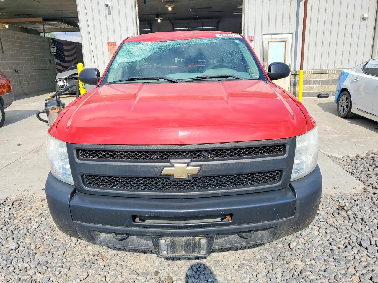 2011 Chevrolet Silverado K1500 Red vin: 1GCNKPE04BZ358993