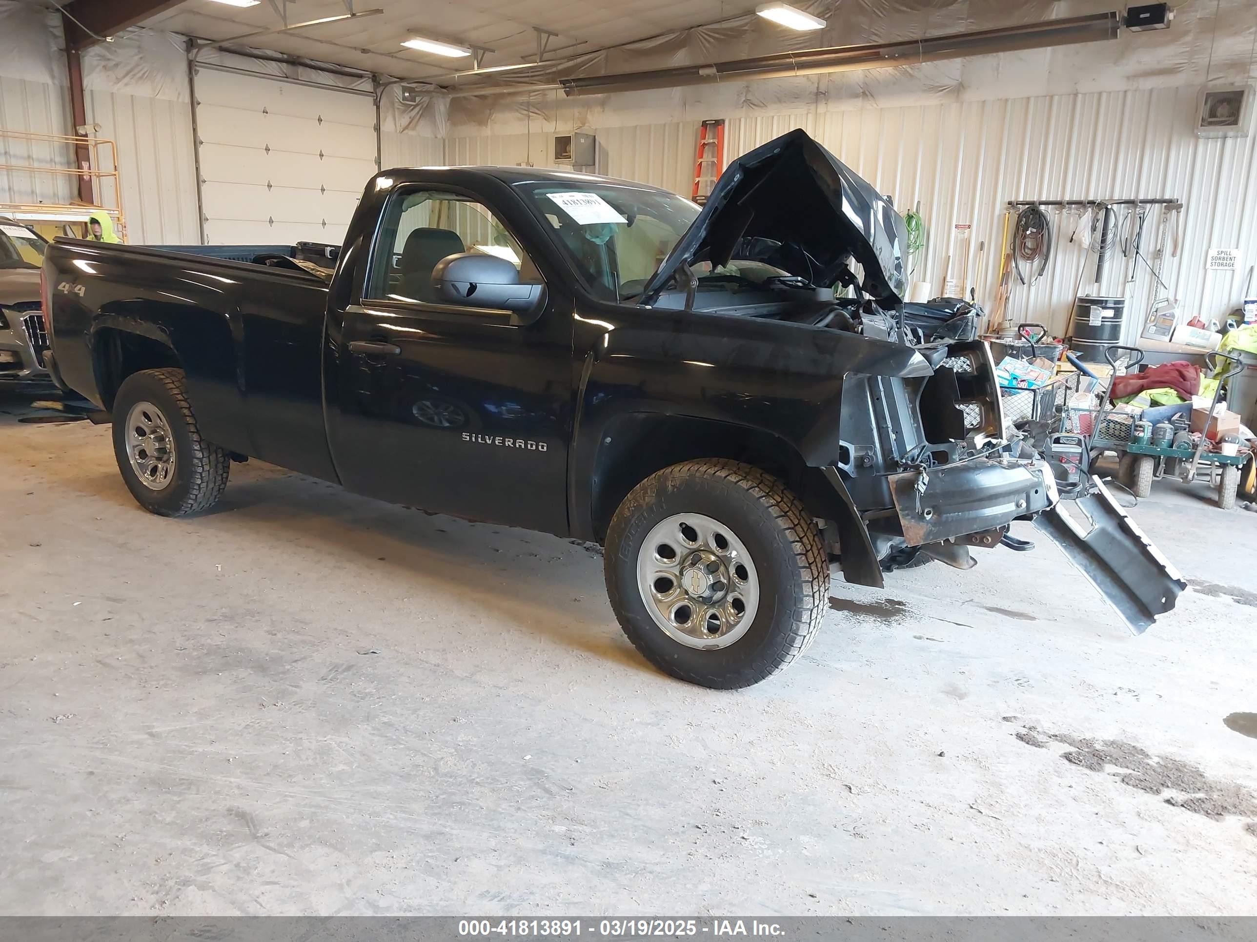 2012 Chevrolet Silverado 1500 Work Truck Black vin: 1GCNKPE08CZ241368