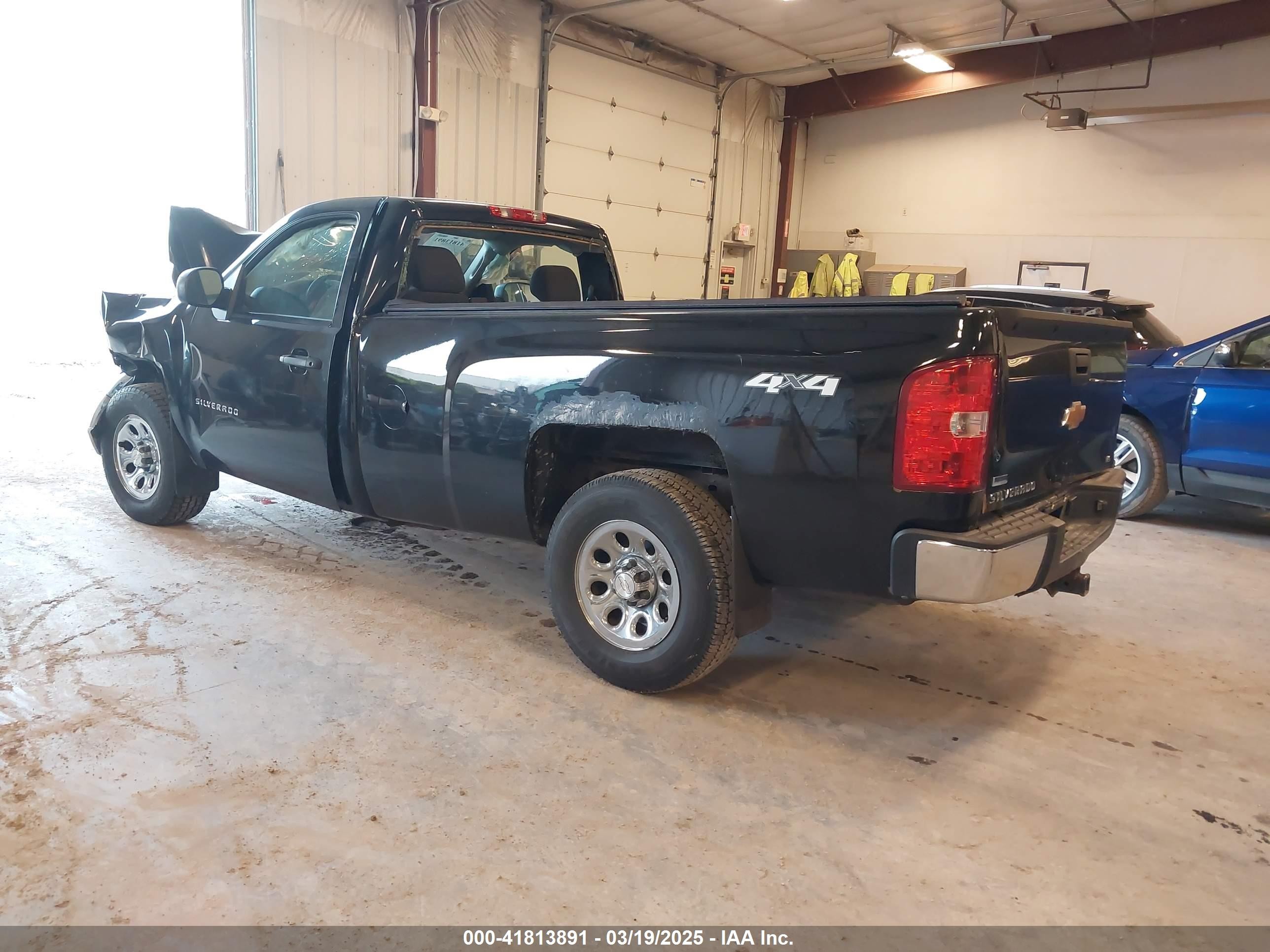2012 Chevrolet Silverado 1500 Work Truck Black vin: 1GCNKPE08CZ241368