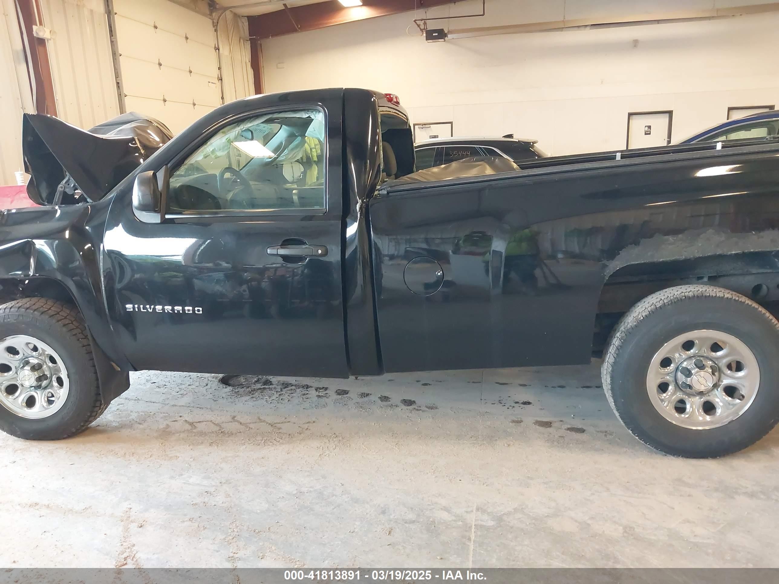 2012 Chevrolet Silverado 1500 Work Truck Black vin: 1GCNKPE08CZ241368