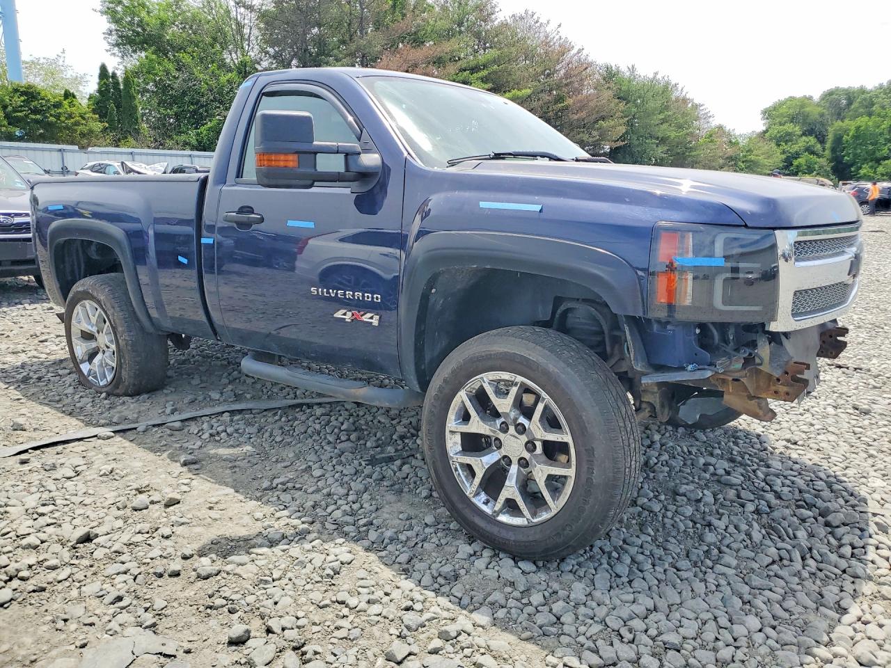 2012 Chevrolet Silverado K1500 Blue vin: 1GCNKPE09CZ111891