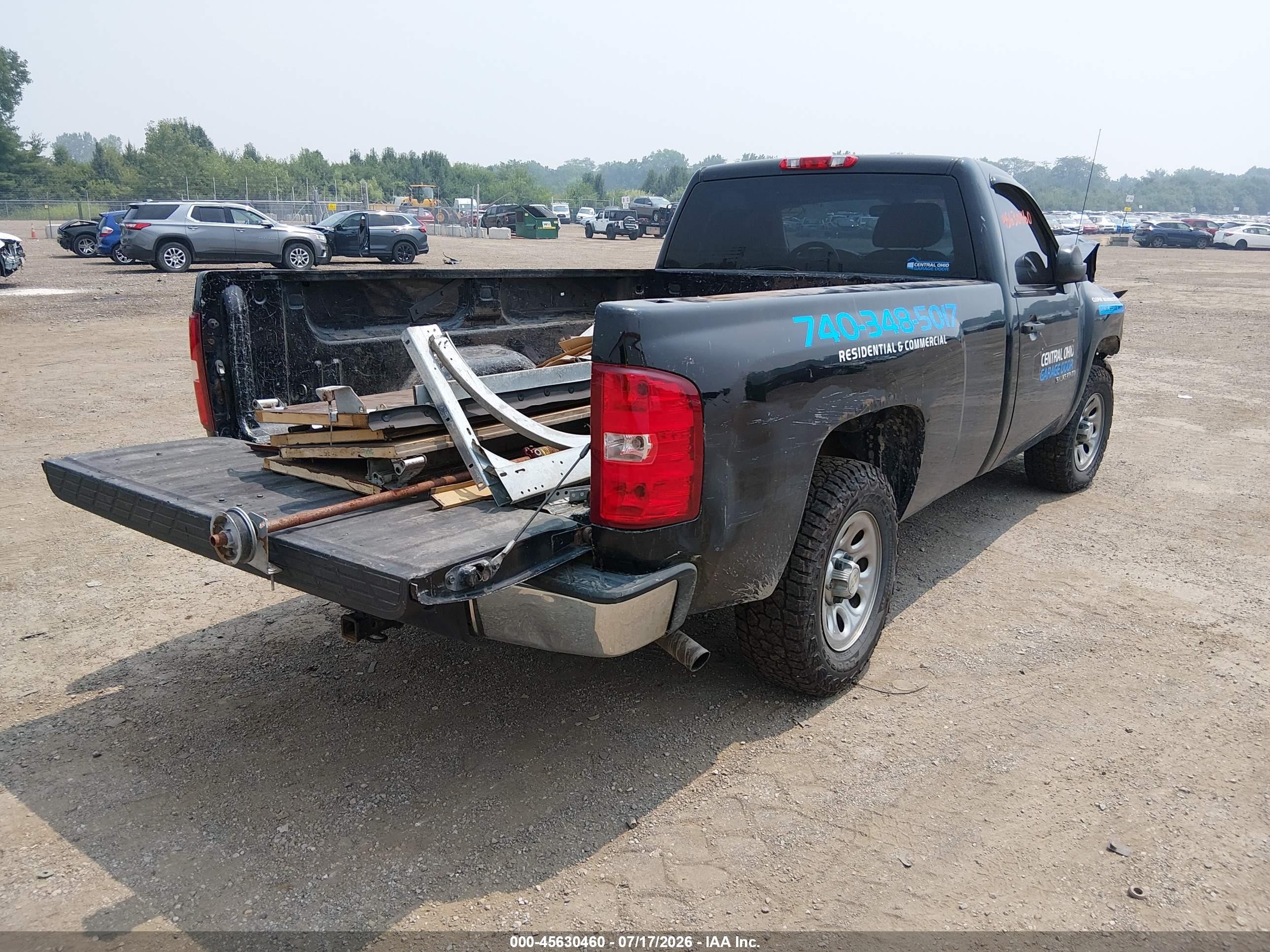 2011 Chevrolet Silverado 1500 Work Truck Black vin: 1GCNKPE0XBF139246
