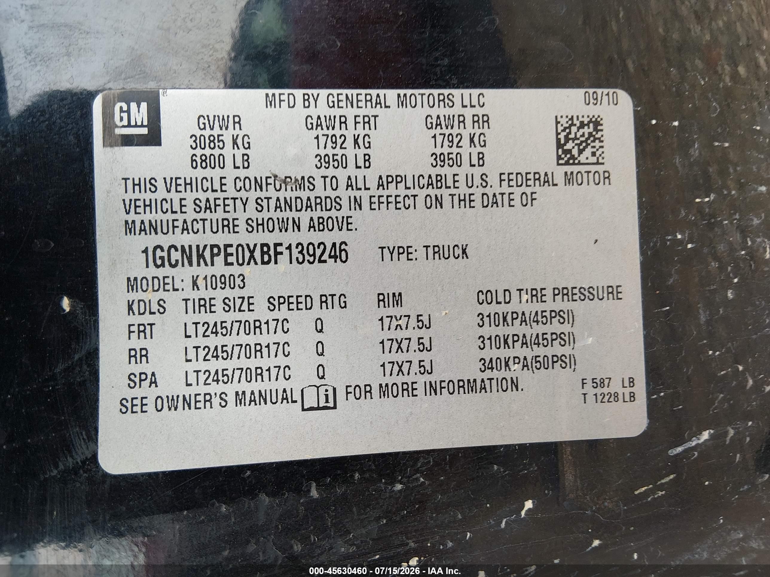 2011 Chevrolet Silverado 1500 Work Truck Black vin: 1GCNKPE0XBF139246